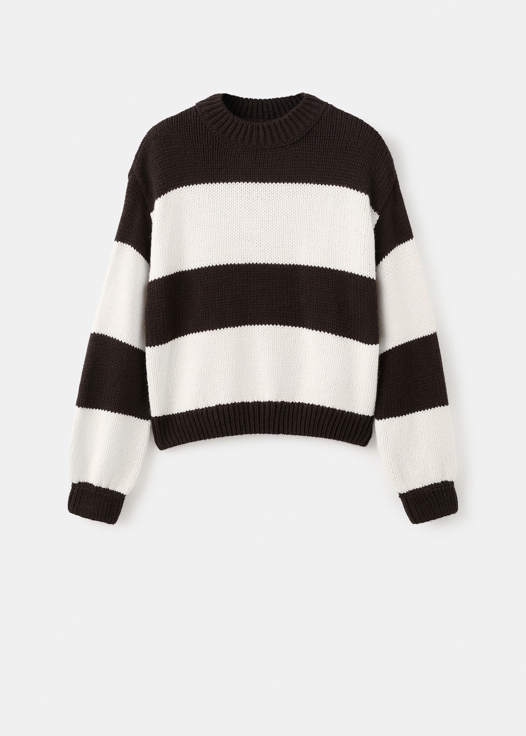 Knit striped sweater