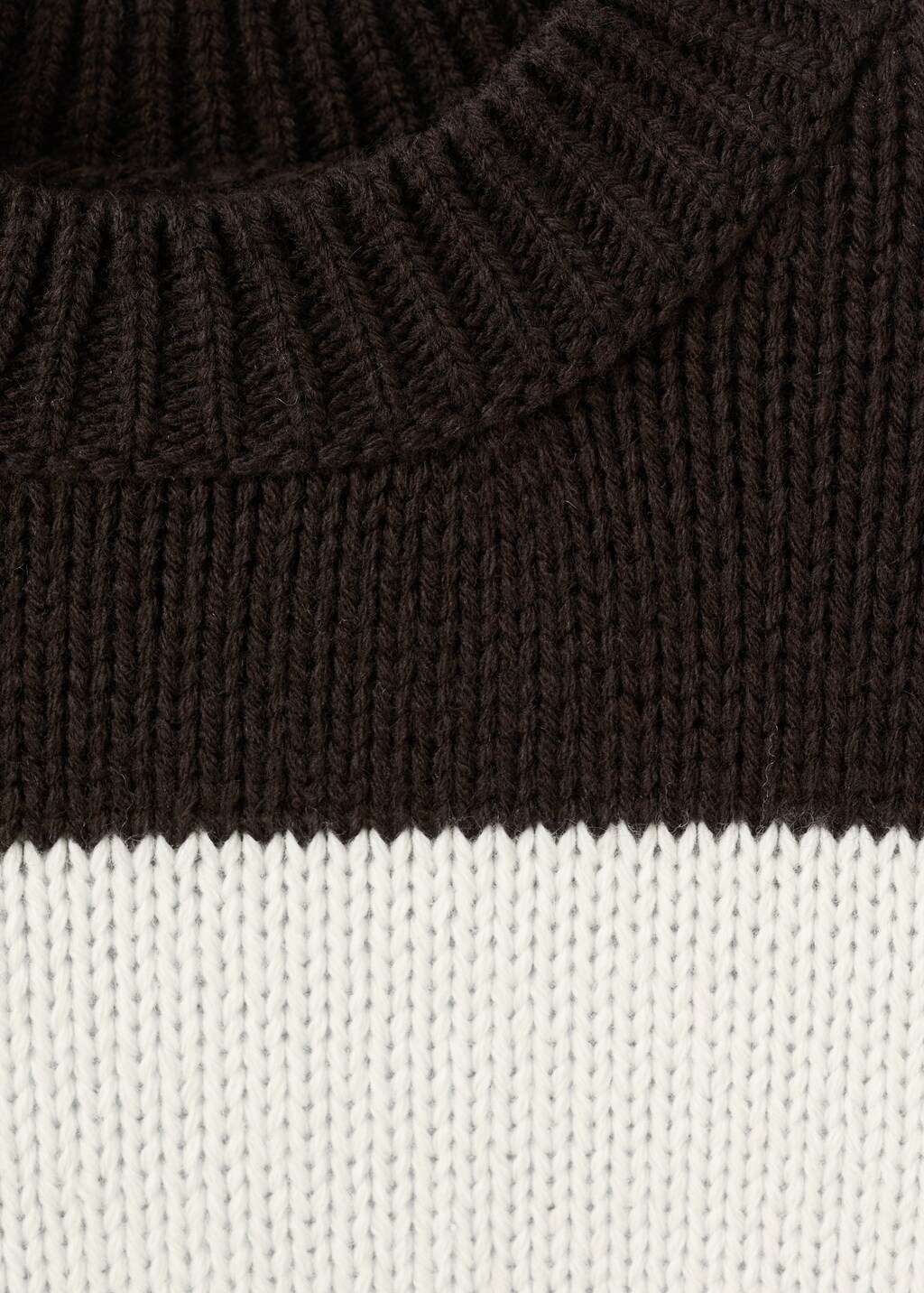 Knit striped sweater