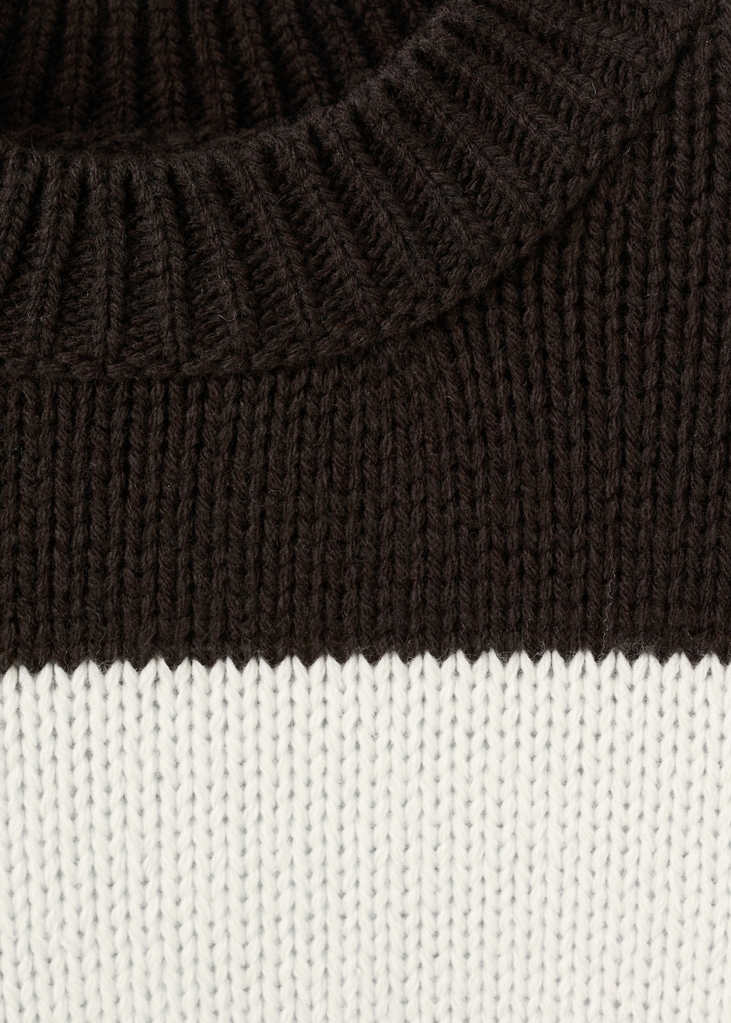 Knit striped sweater