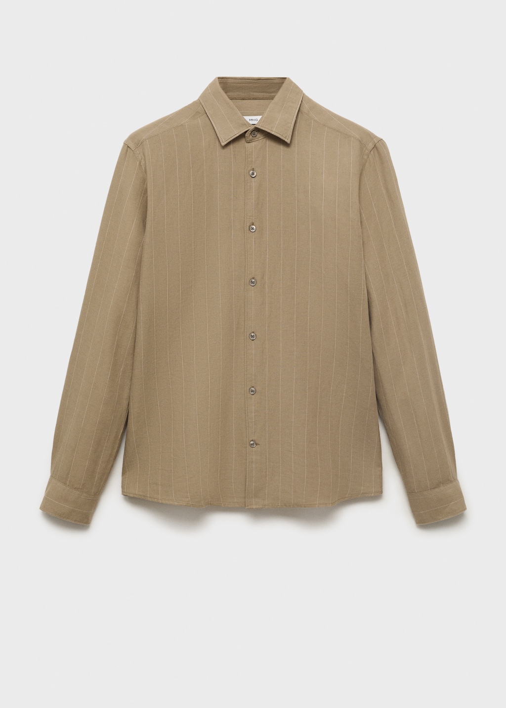 Linen pinstripe shirt
