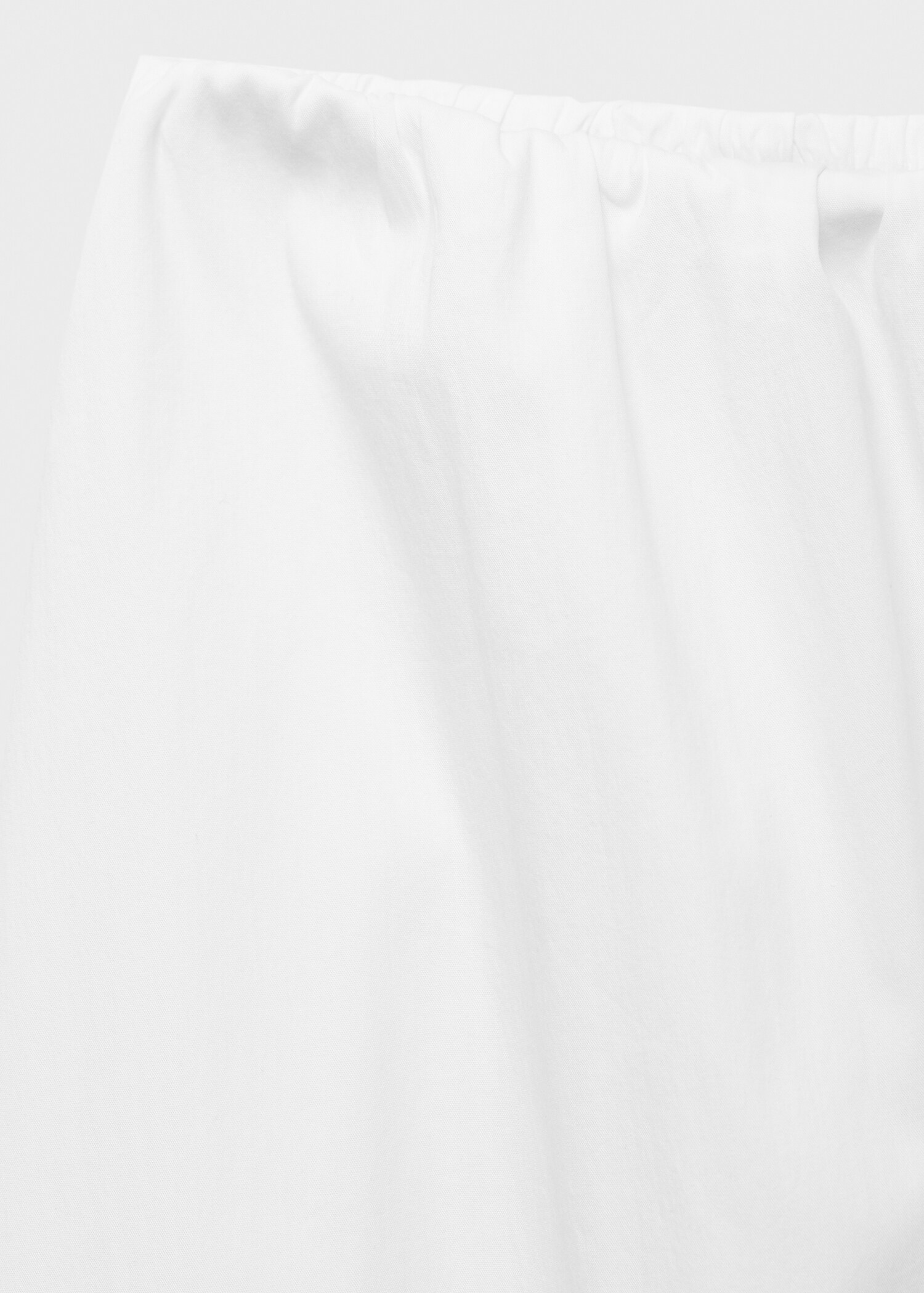 Flared cotton skirt - Details of the article 0