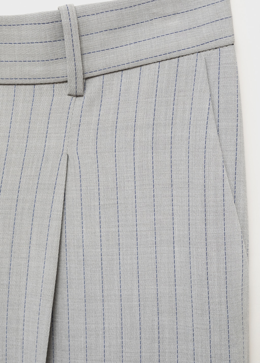 Pinstripe suit trousers
