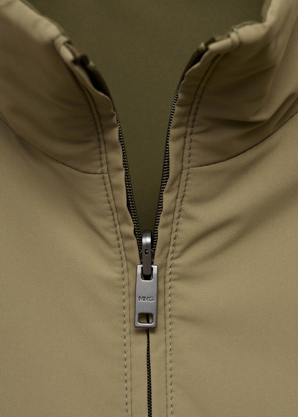reversible quilted water-repellent jacket