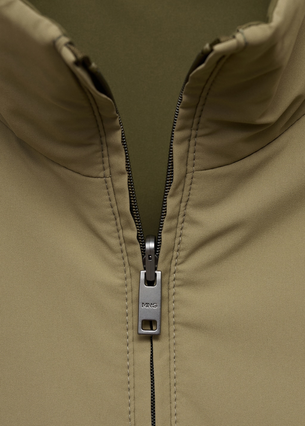 reversible quilted water-repellent jacket