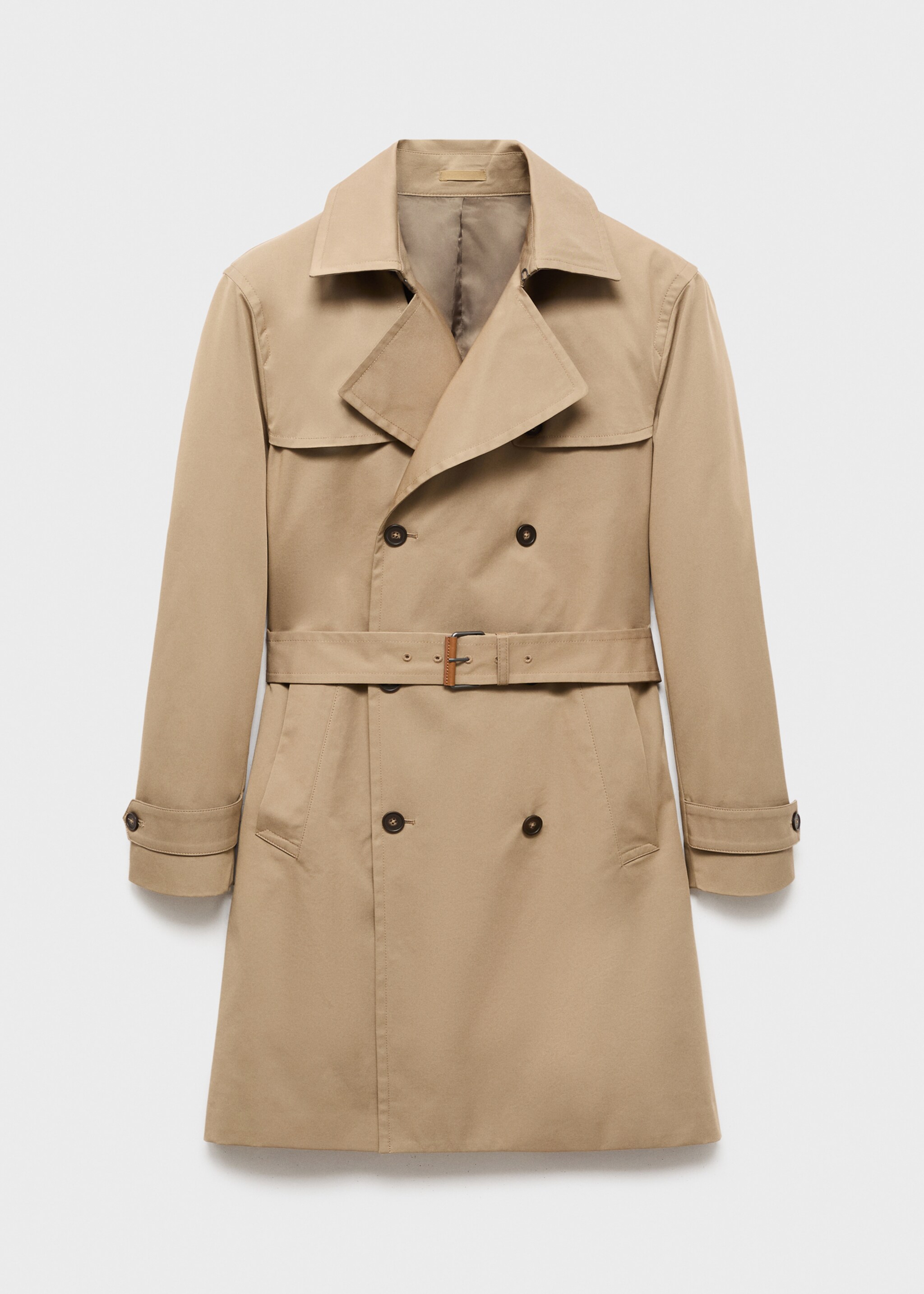 Water-repellent belted trench coat - Article without model, Beige. Ref: 17015970-02.