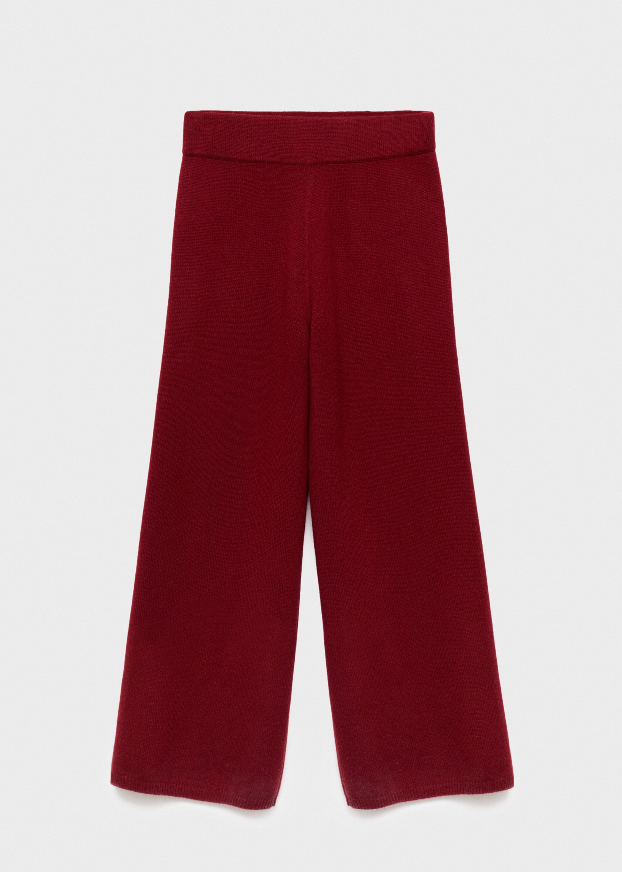 Thick cashmere trousers - Article without model, Red. Ref: 17017131-01.