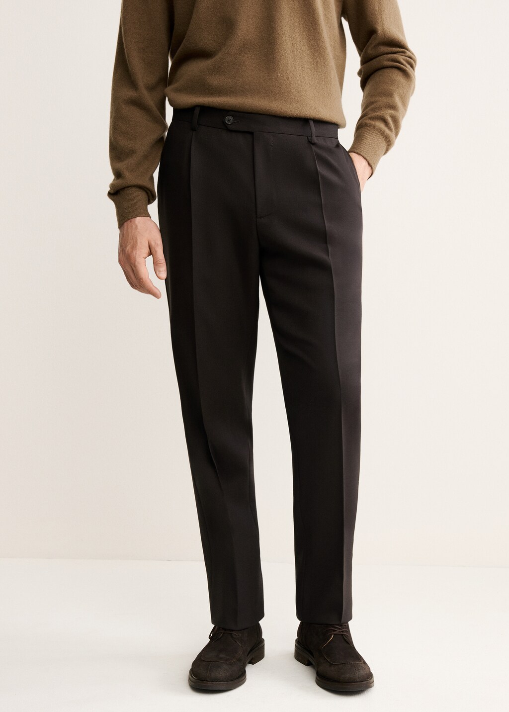 100% Italian wool smart pants