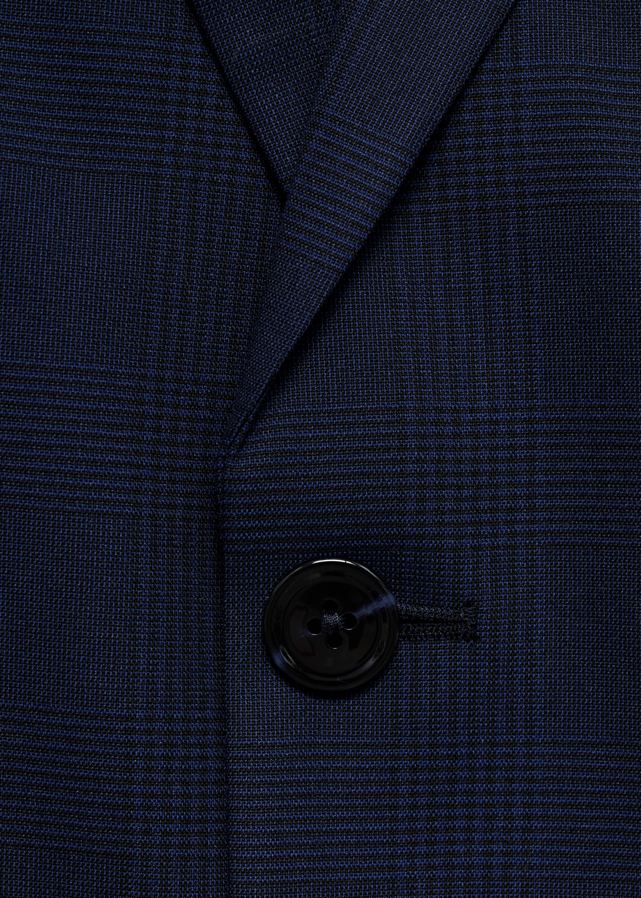 Americana traje Milán slim fit - Detalle del artículo 8, Azul marino oscuro. Ref: 17021179-01.