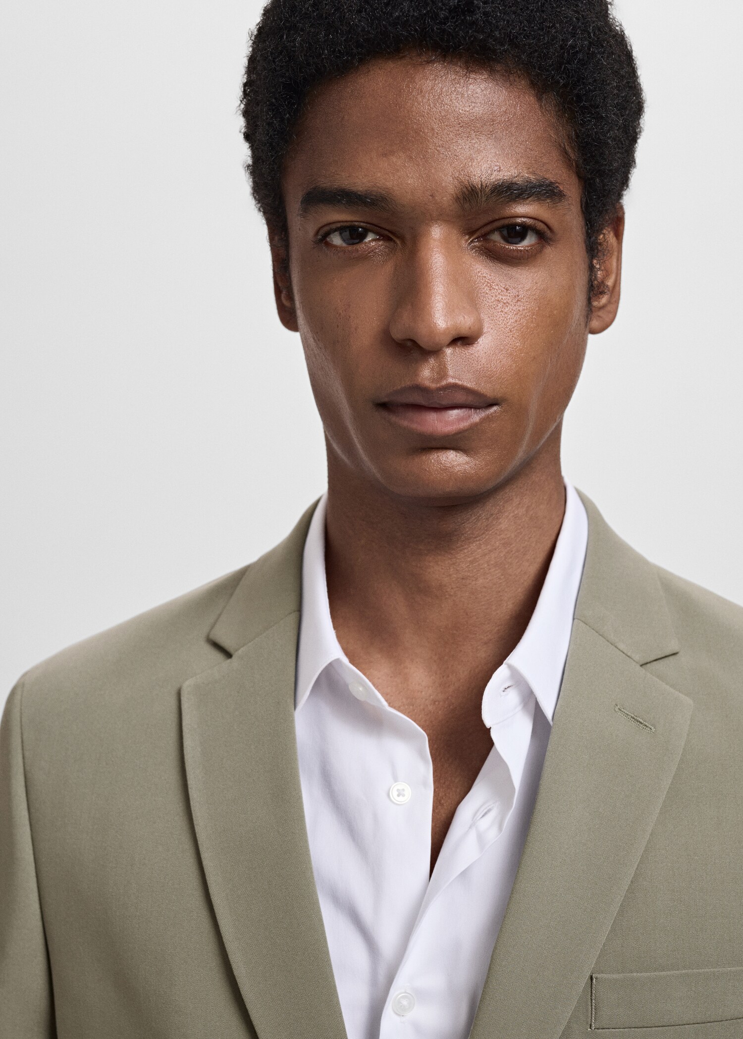 Super slim-fit suit jacket in stretch fabric - Details of the article 1