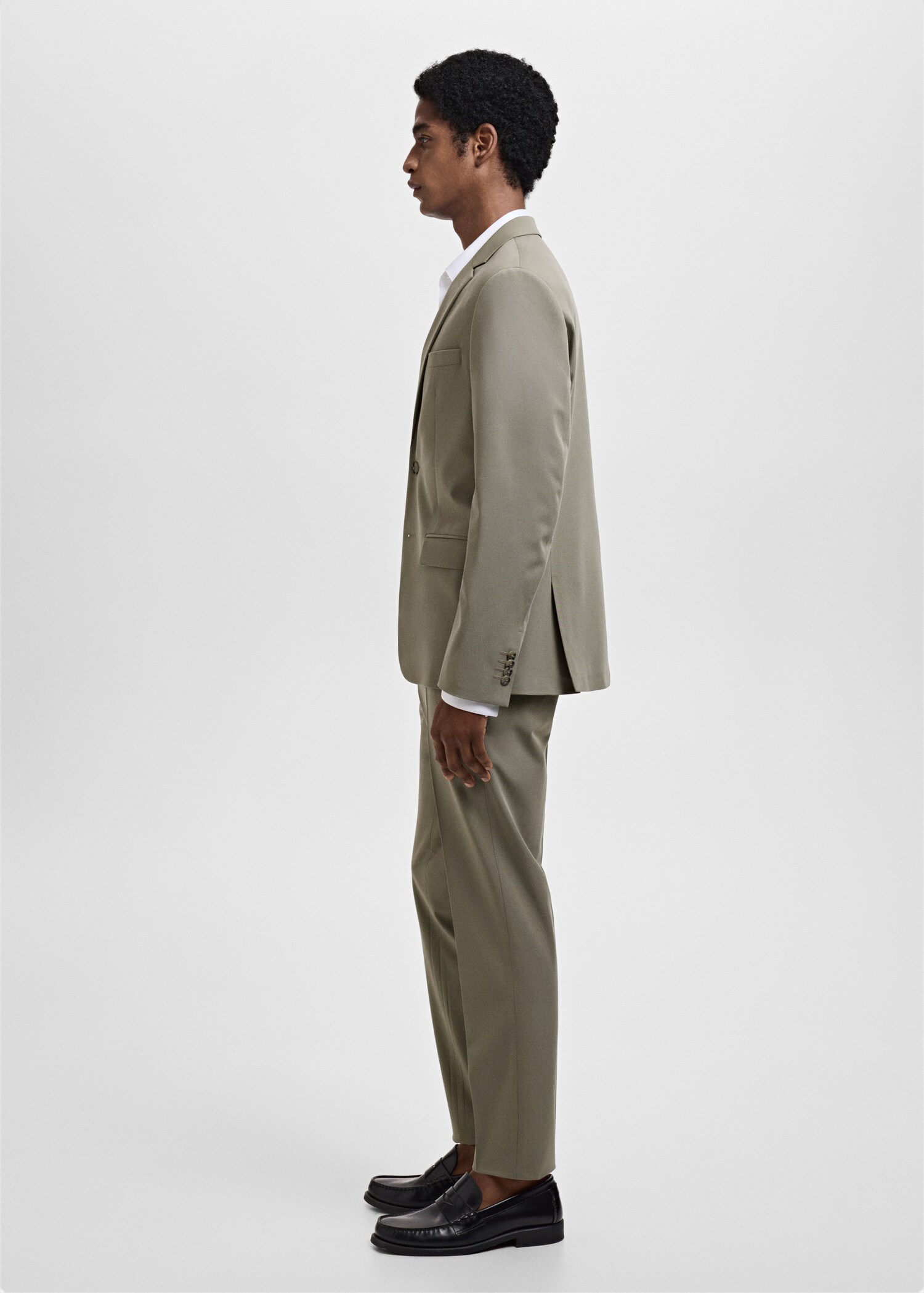 Super slim-fit suit jacket in stretch fabric - Details of the article 2