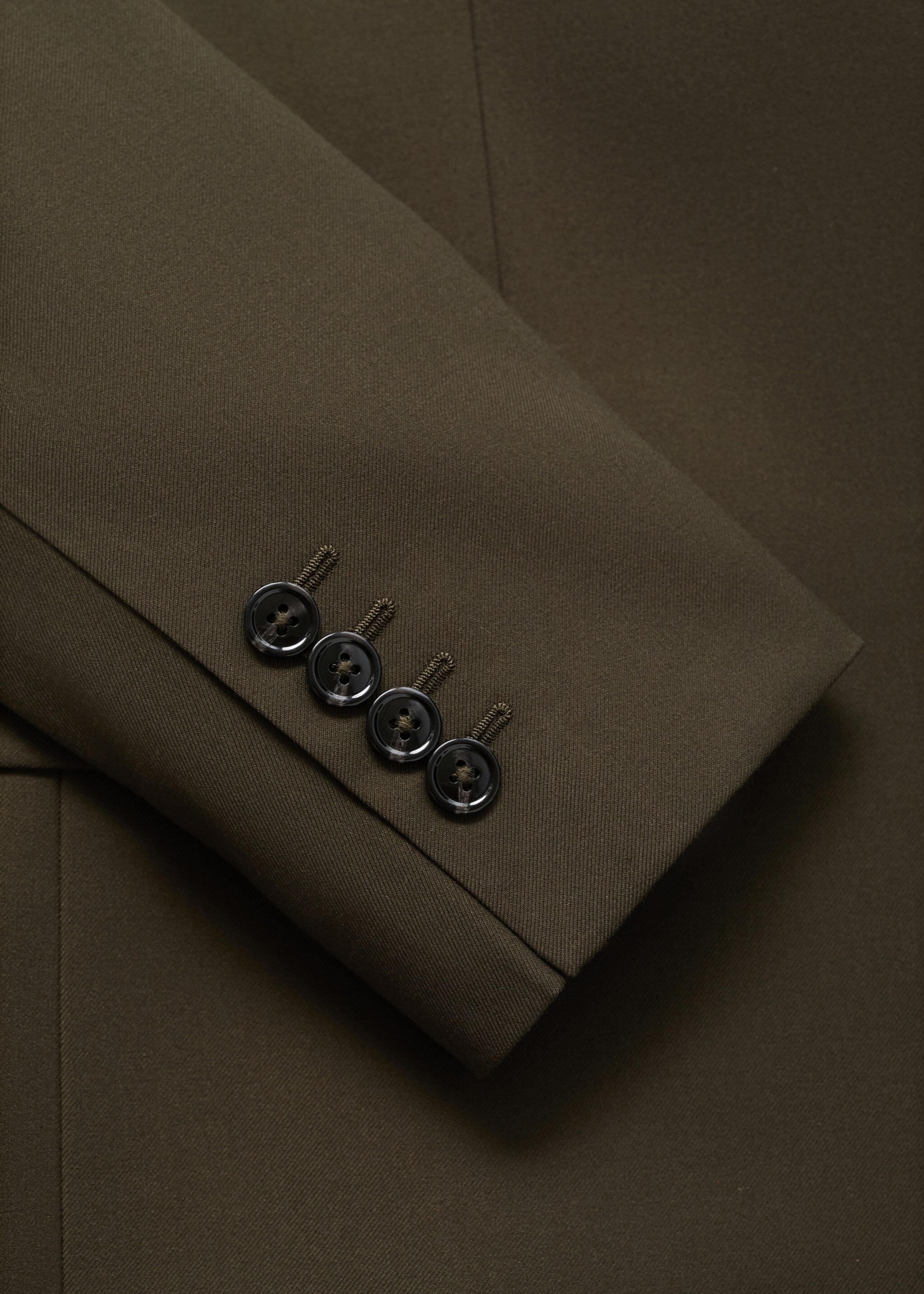 Milan slim-fit suit jacket - Details of the article 0, Khaki. Ref: 17025151-01.