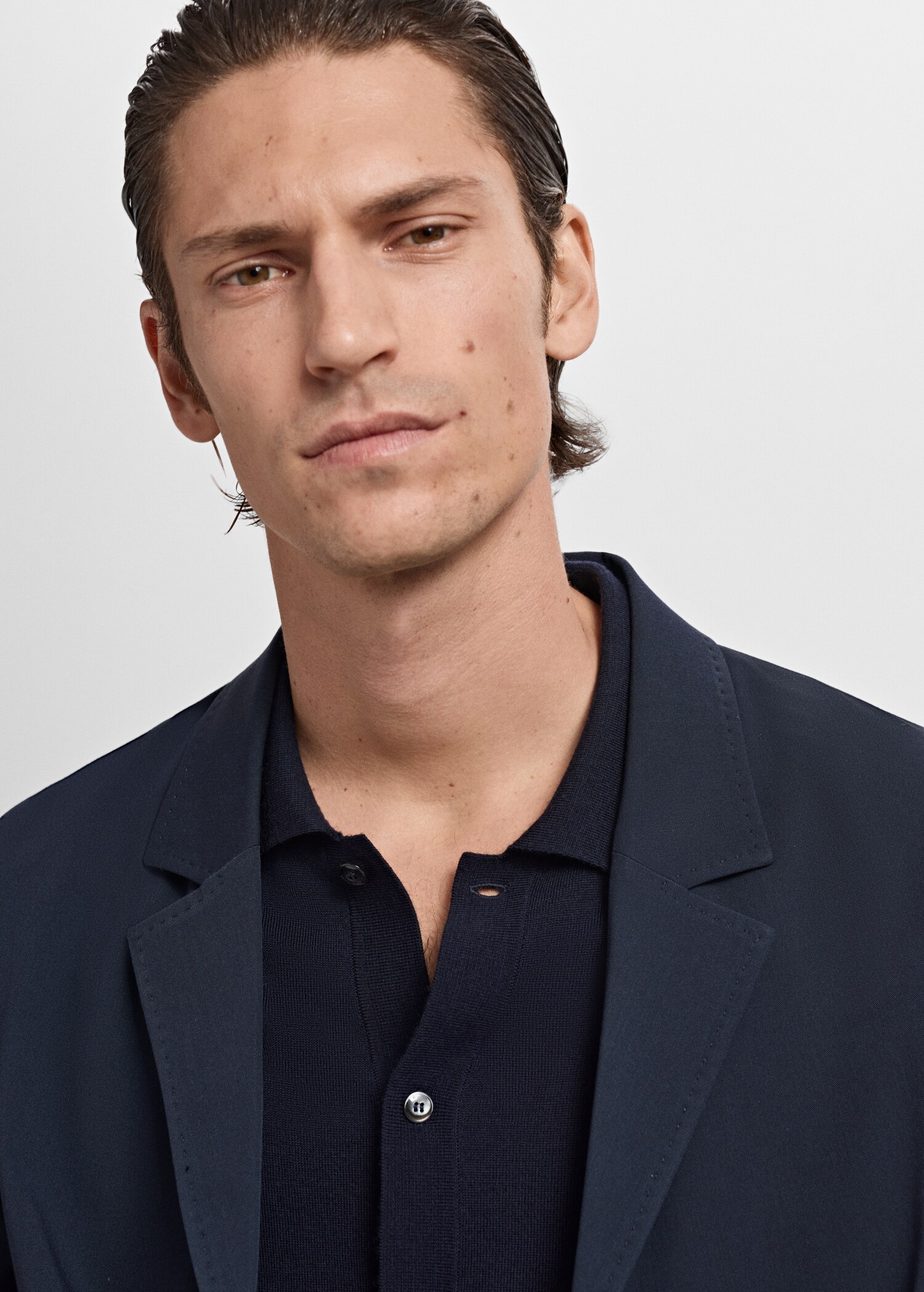 Americana traje slim fit bolsillos - Detalle del artículo 1