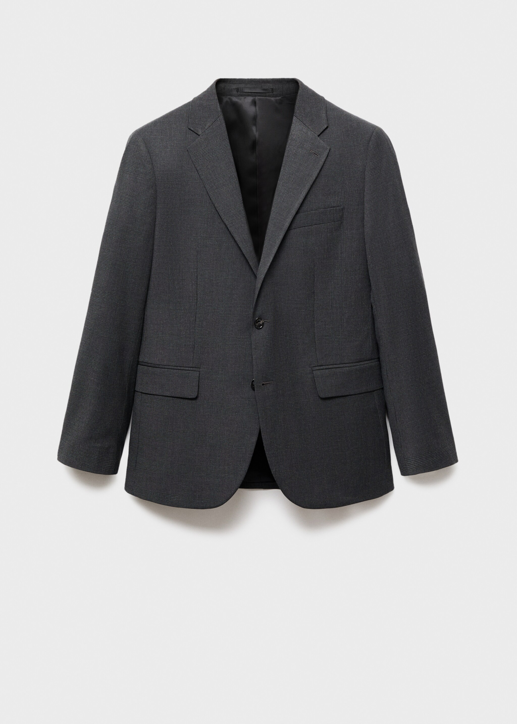 Milan slim-fit suit jacket - Article without model, Dark Heather Grey. Ref: 17025154-01.