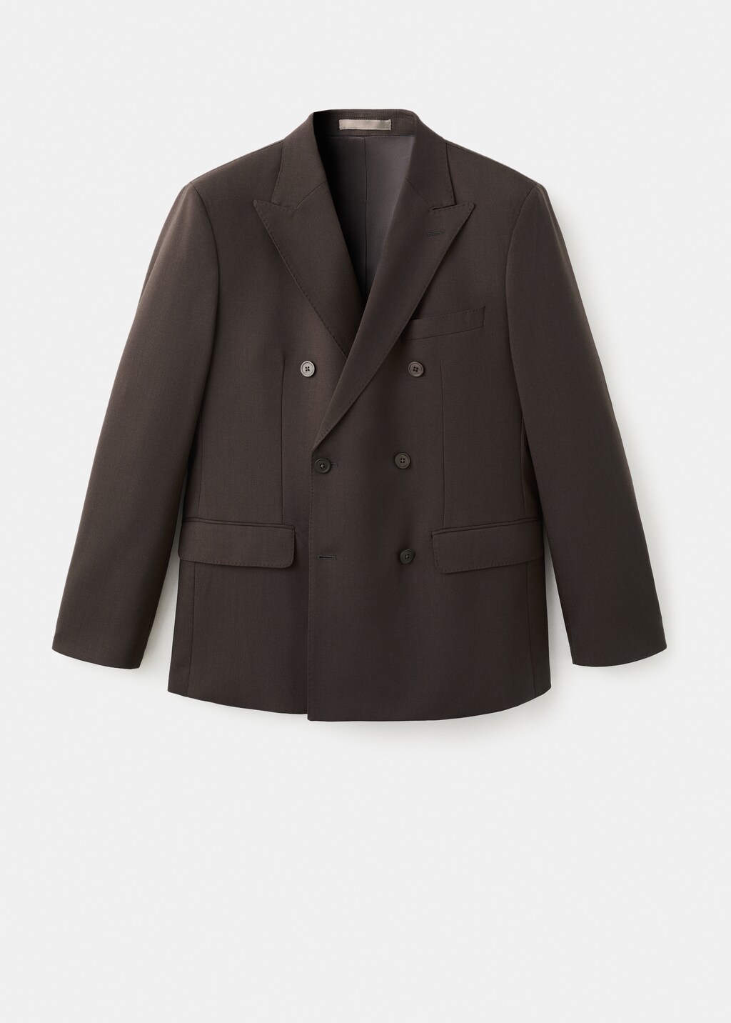 100% Italian wool double-breasted suit jacket