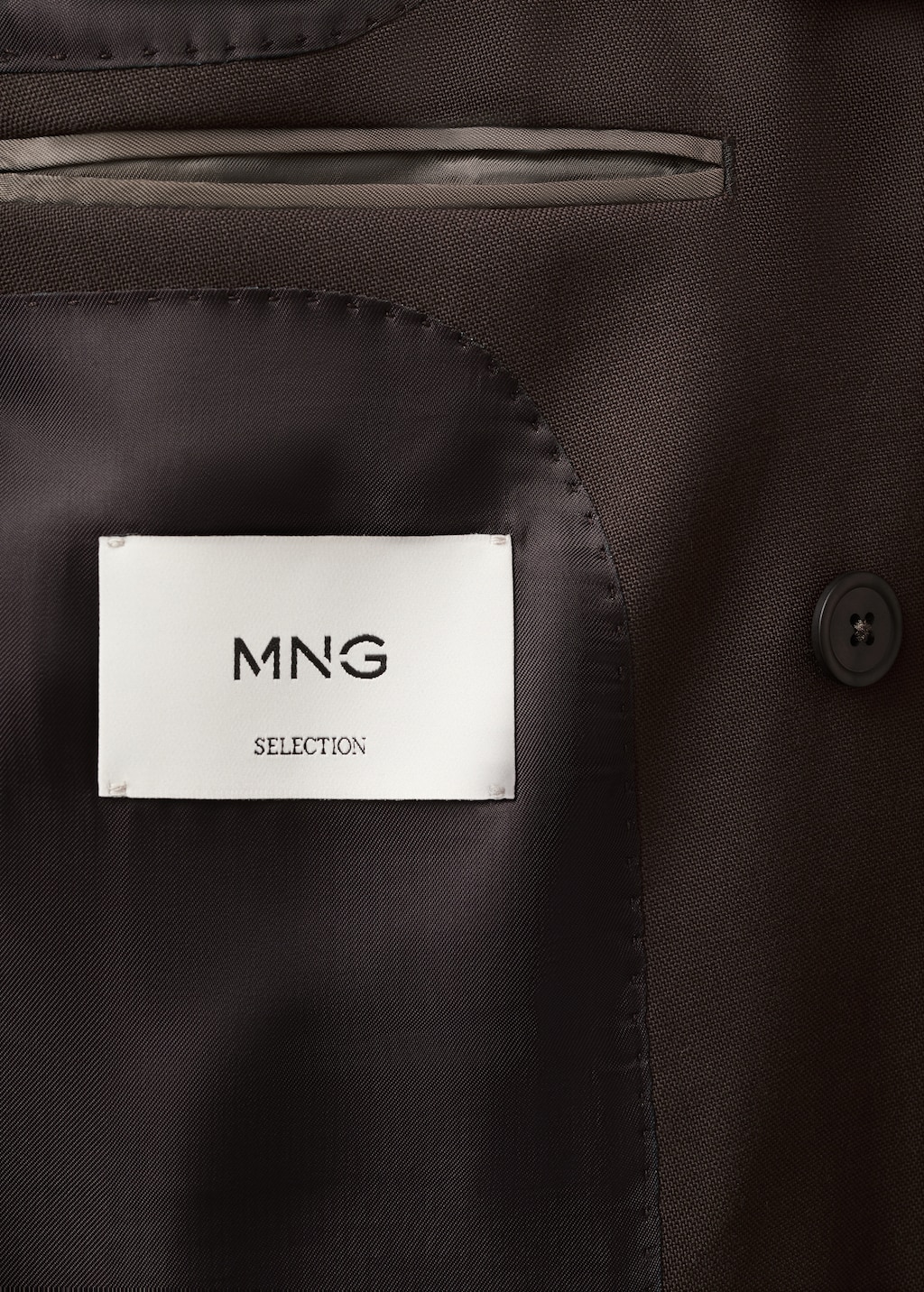 100% Italian wool double-breasted suit jacket