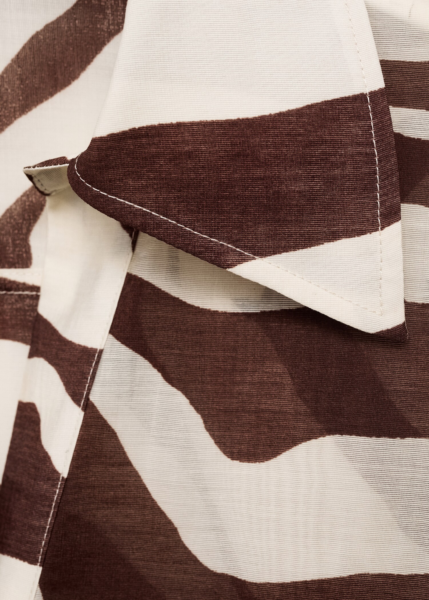 Chemise fluide imprimé zèbre - Détail de l'article 8