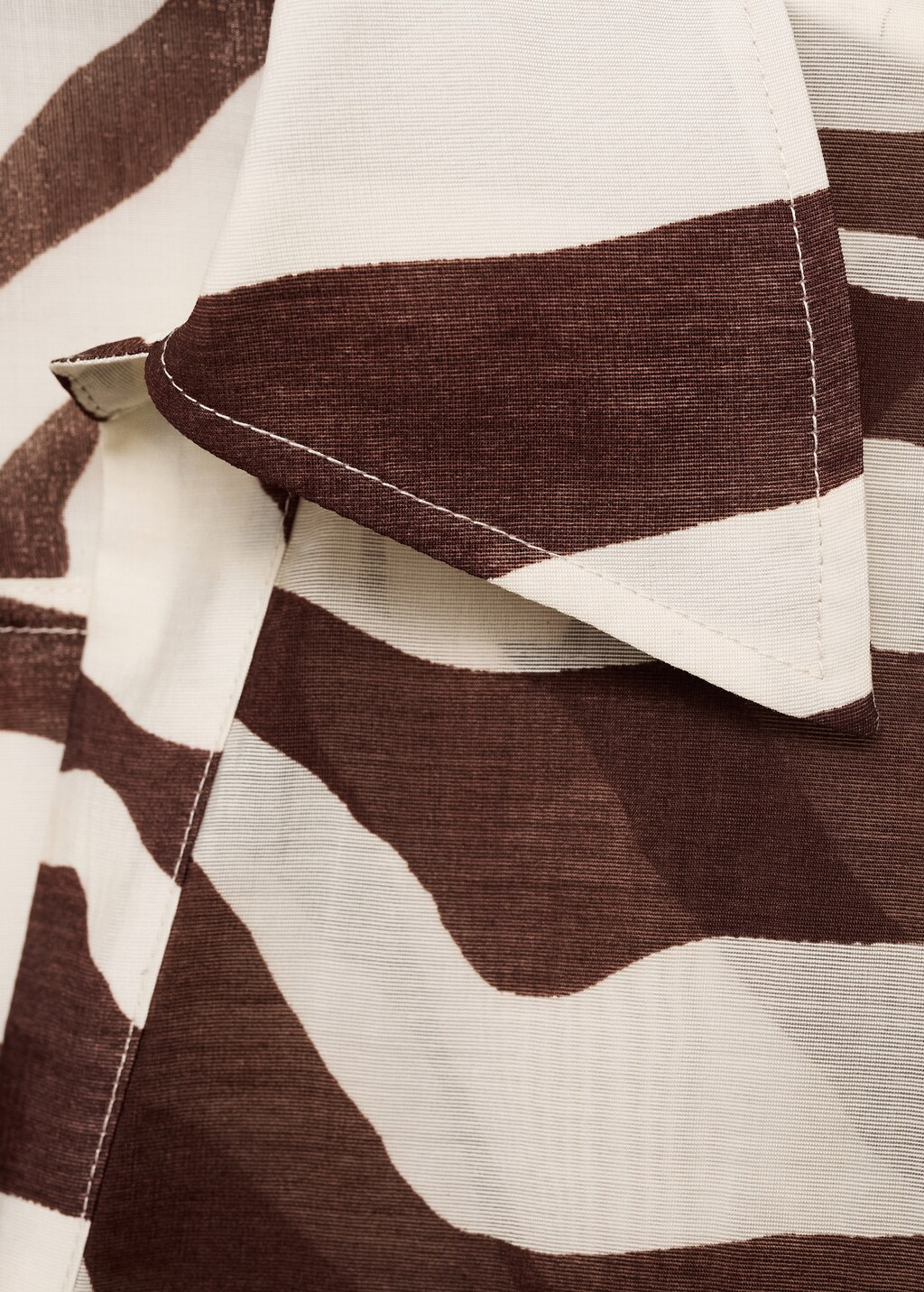 Flowy zebra printed shirt