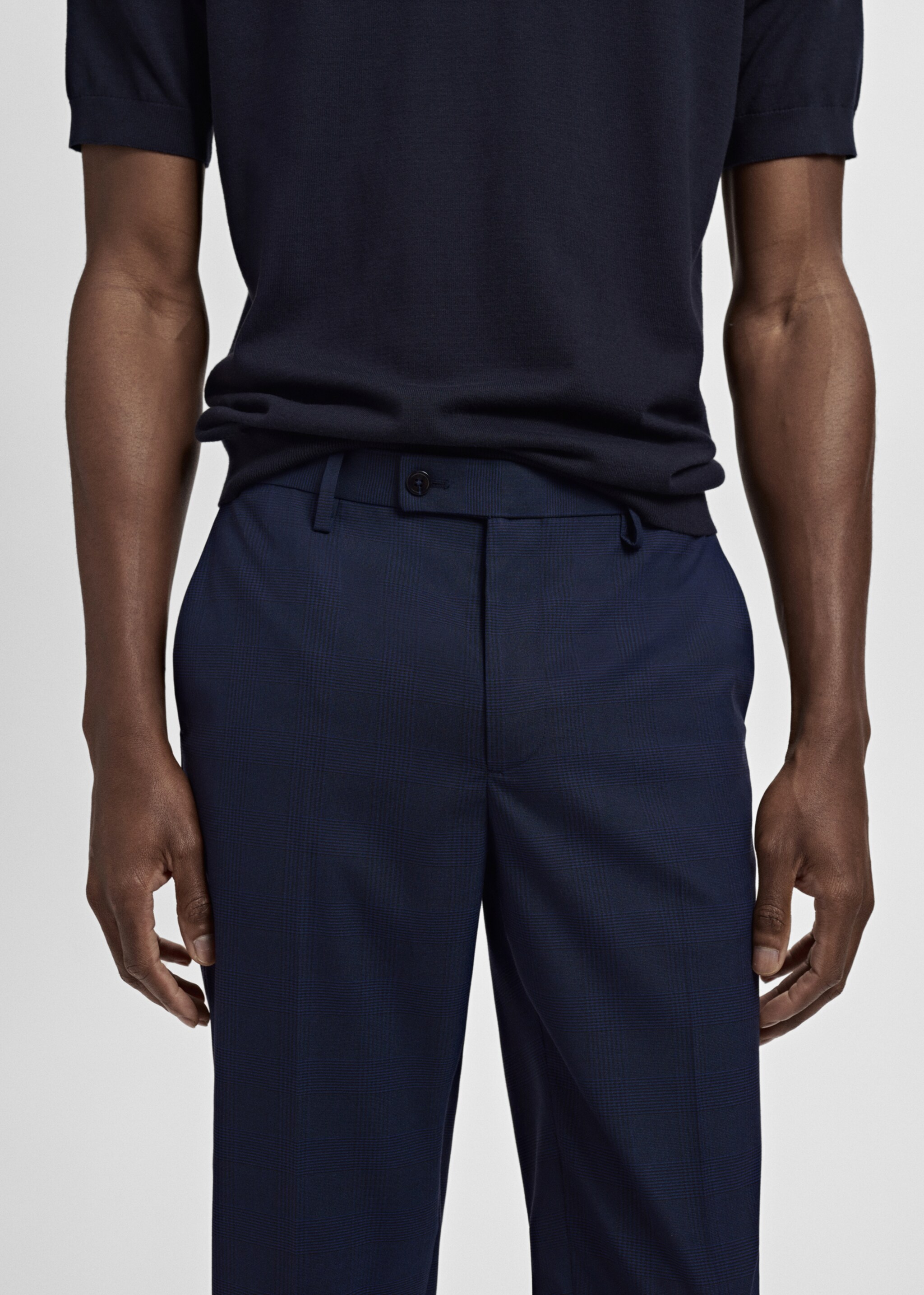 Milan slim-fit suit trousers - Details of the article 1