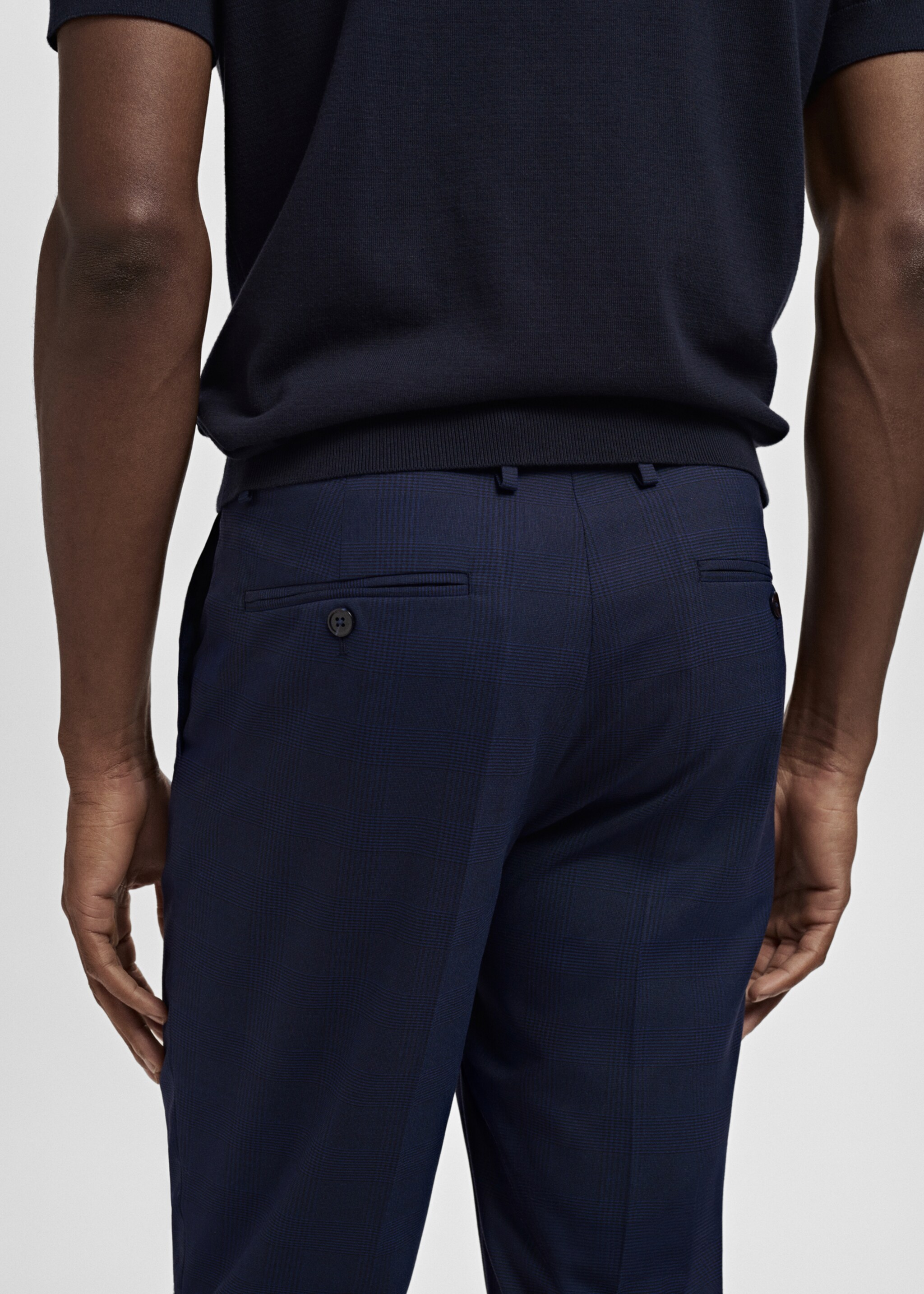 Milan slim-fit suit trousers - Details of the article 3