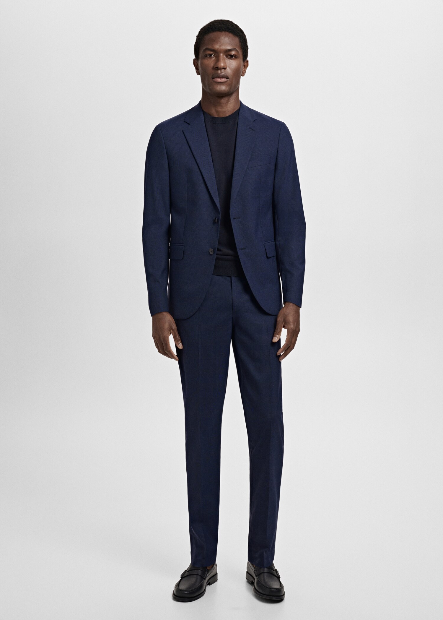 Milan slim-fit pantalon - Overzichtstekening
