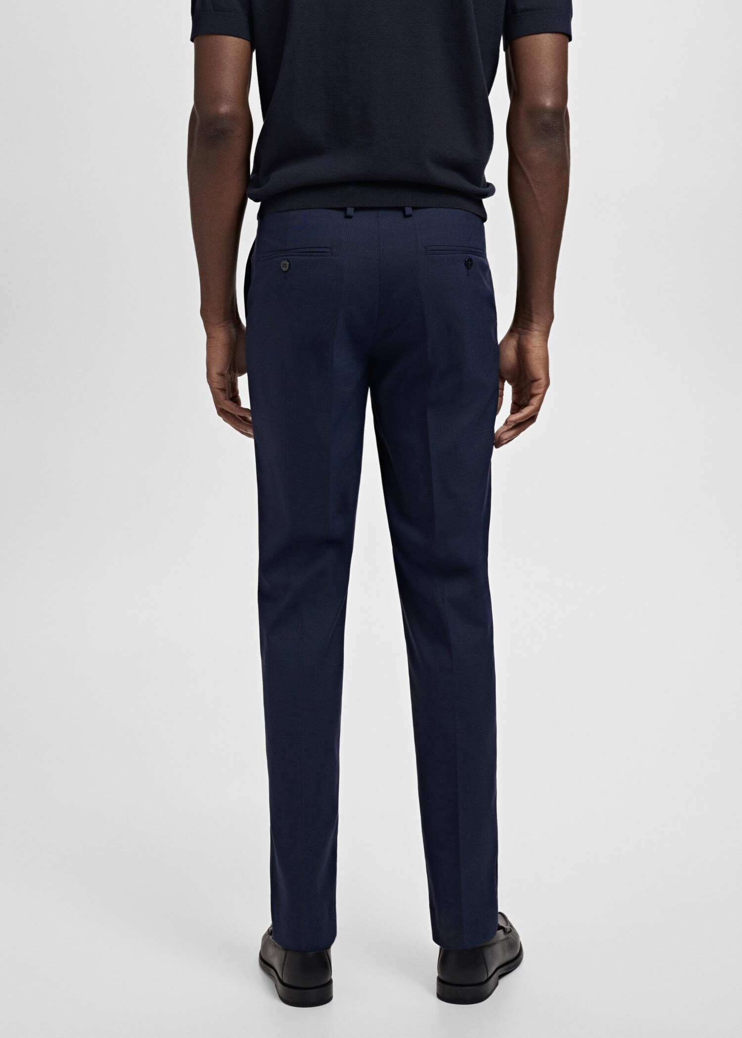 Milan slim-fit pantalon - Achterkant van het artikel