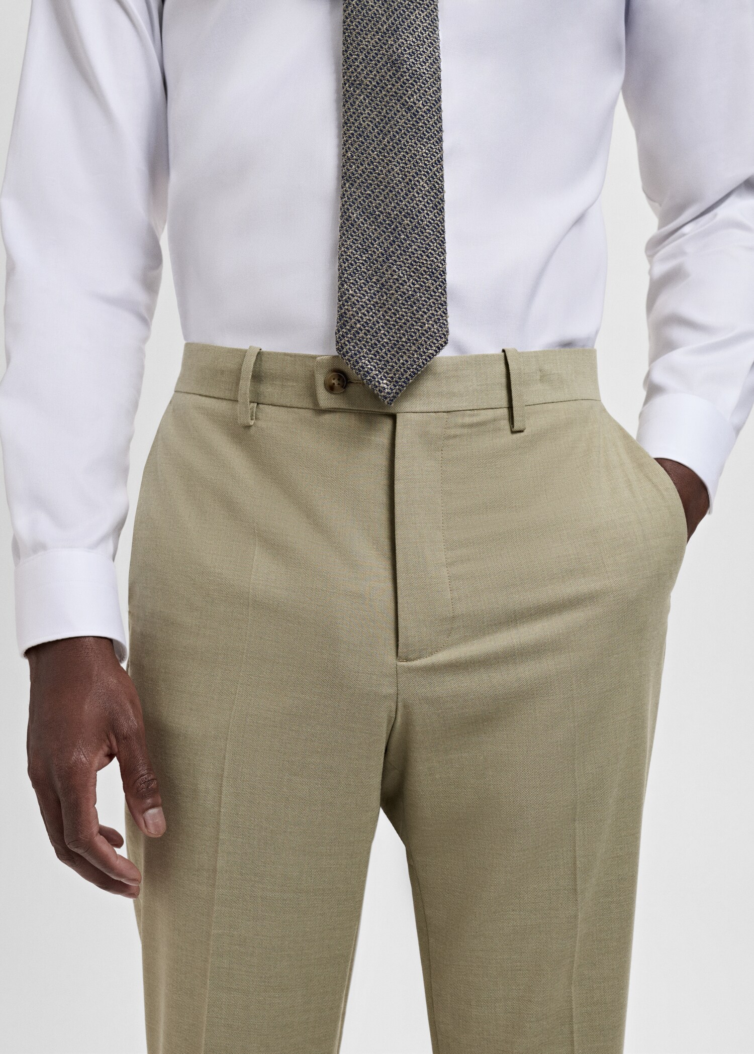 Milan slim-fit pantalon - Detail van het artikel 1