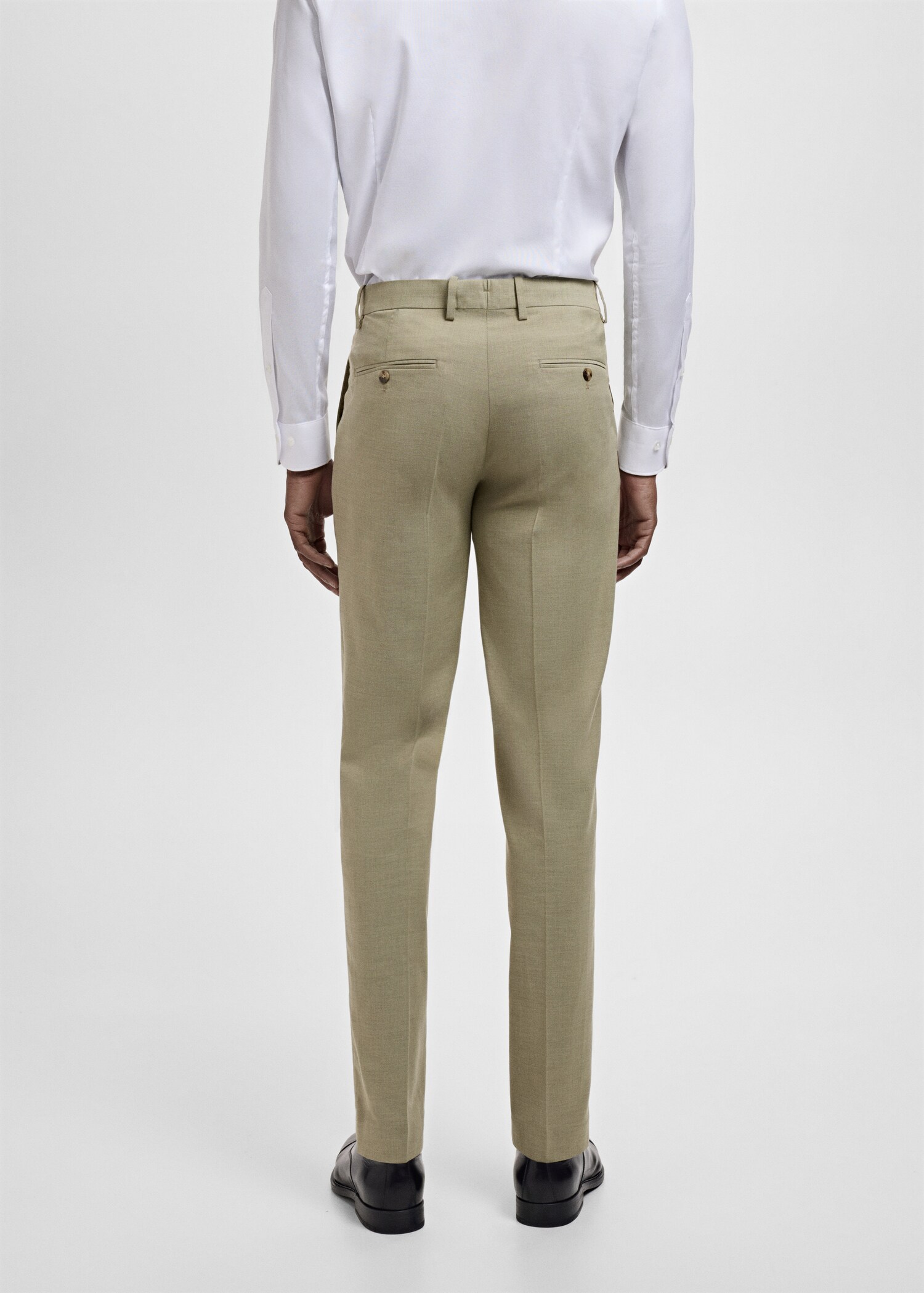 Milan slim-fit pantalon - Achterkant van het artikel