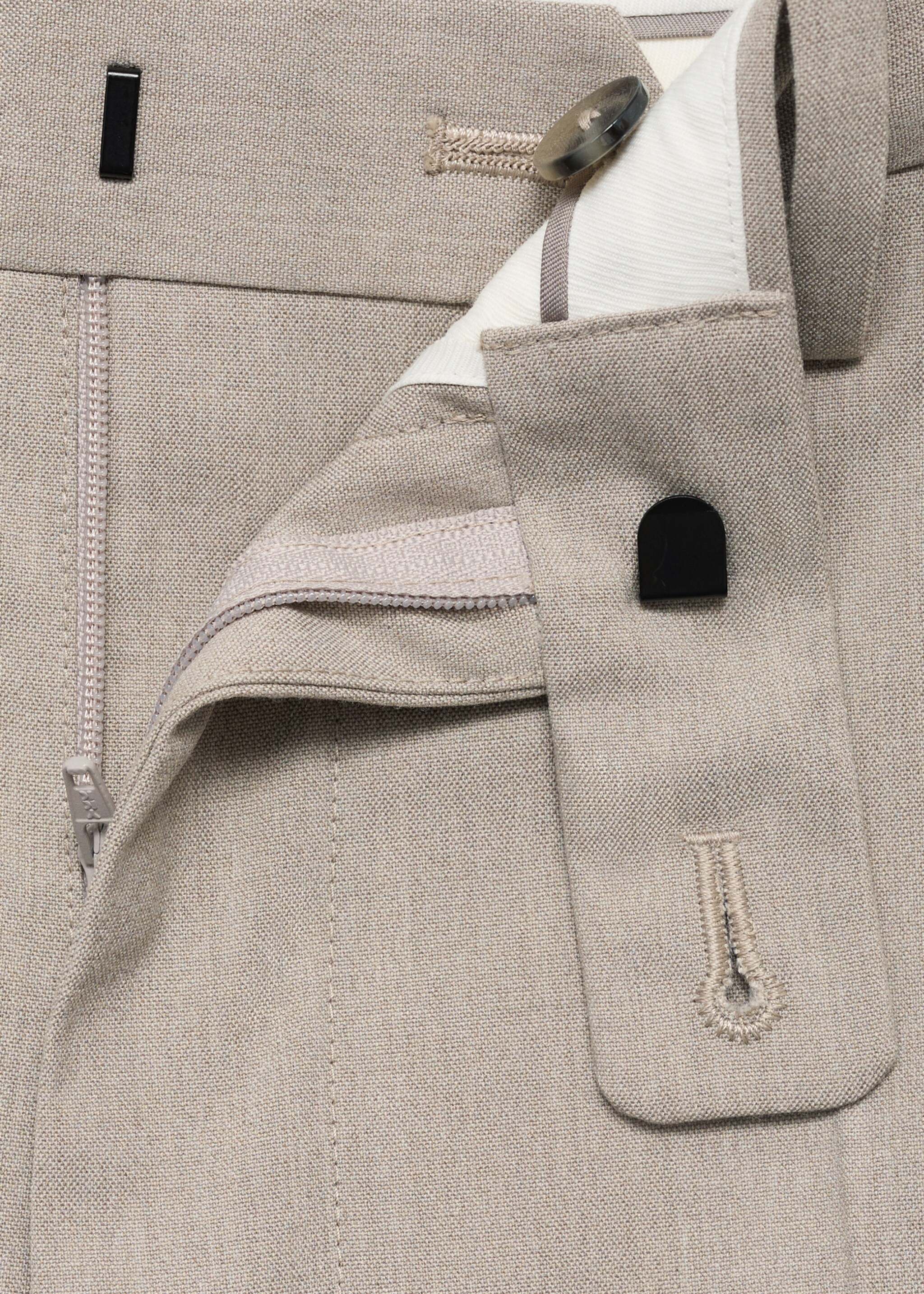 Monaco slim-fit suit trousers - Details of the article 8