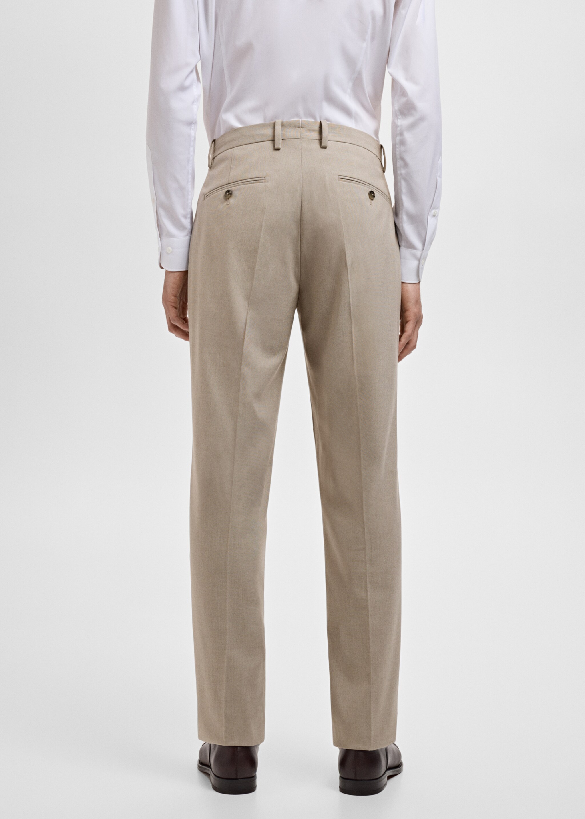Monaco slim-fit suit trousers - Reverse of the article