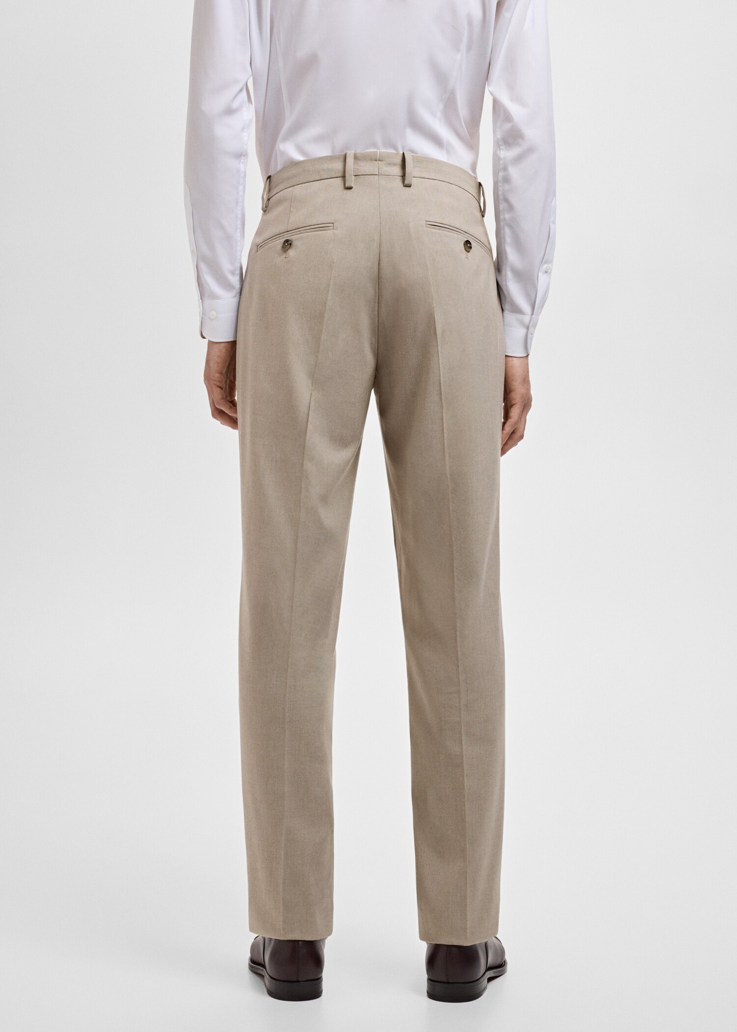 Monaco slim-fit suit trousers - Reverse of the article