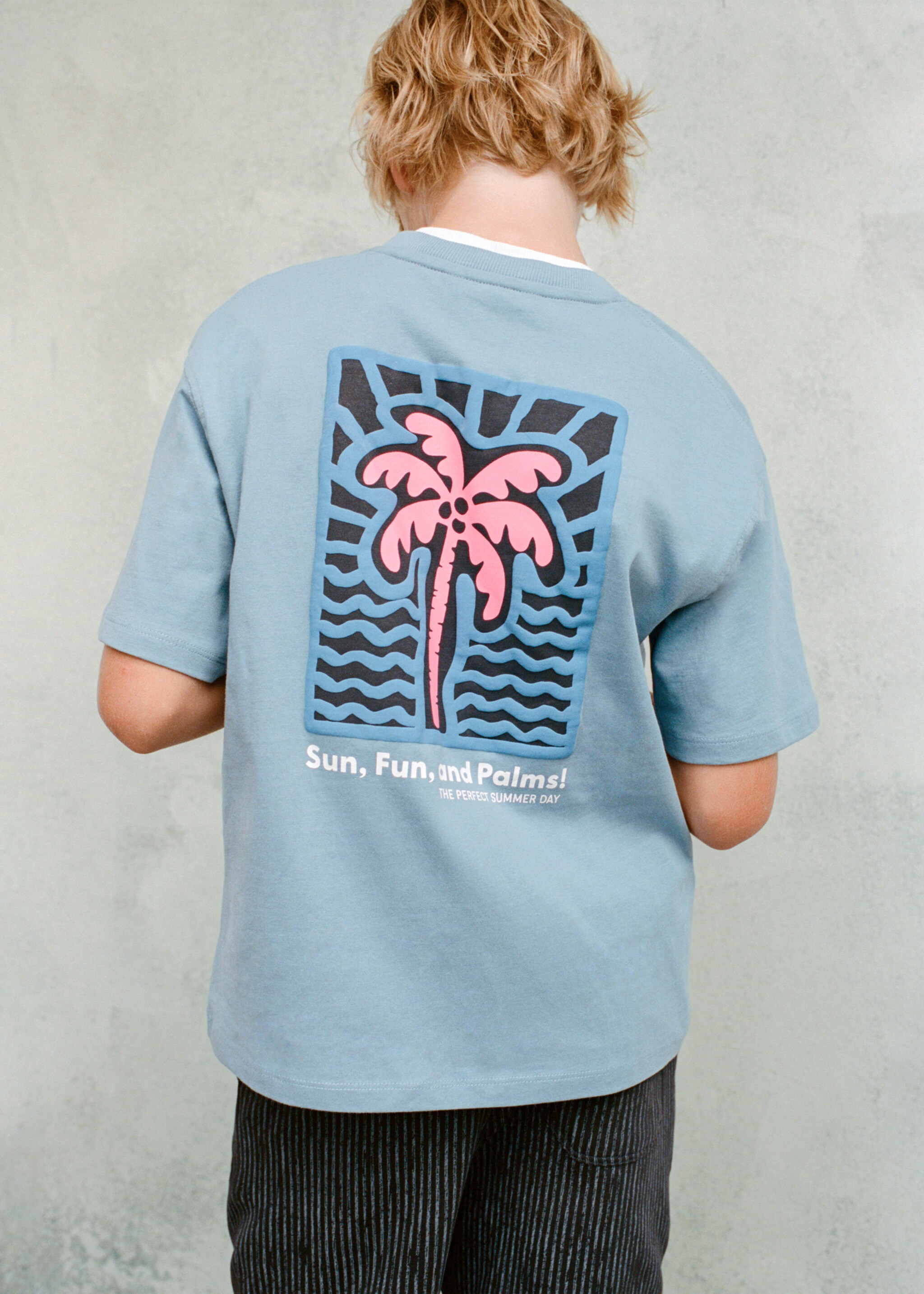 T-shirt en coton imprimé - Détail de l'article 5