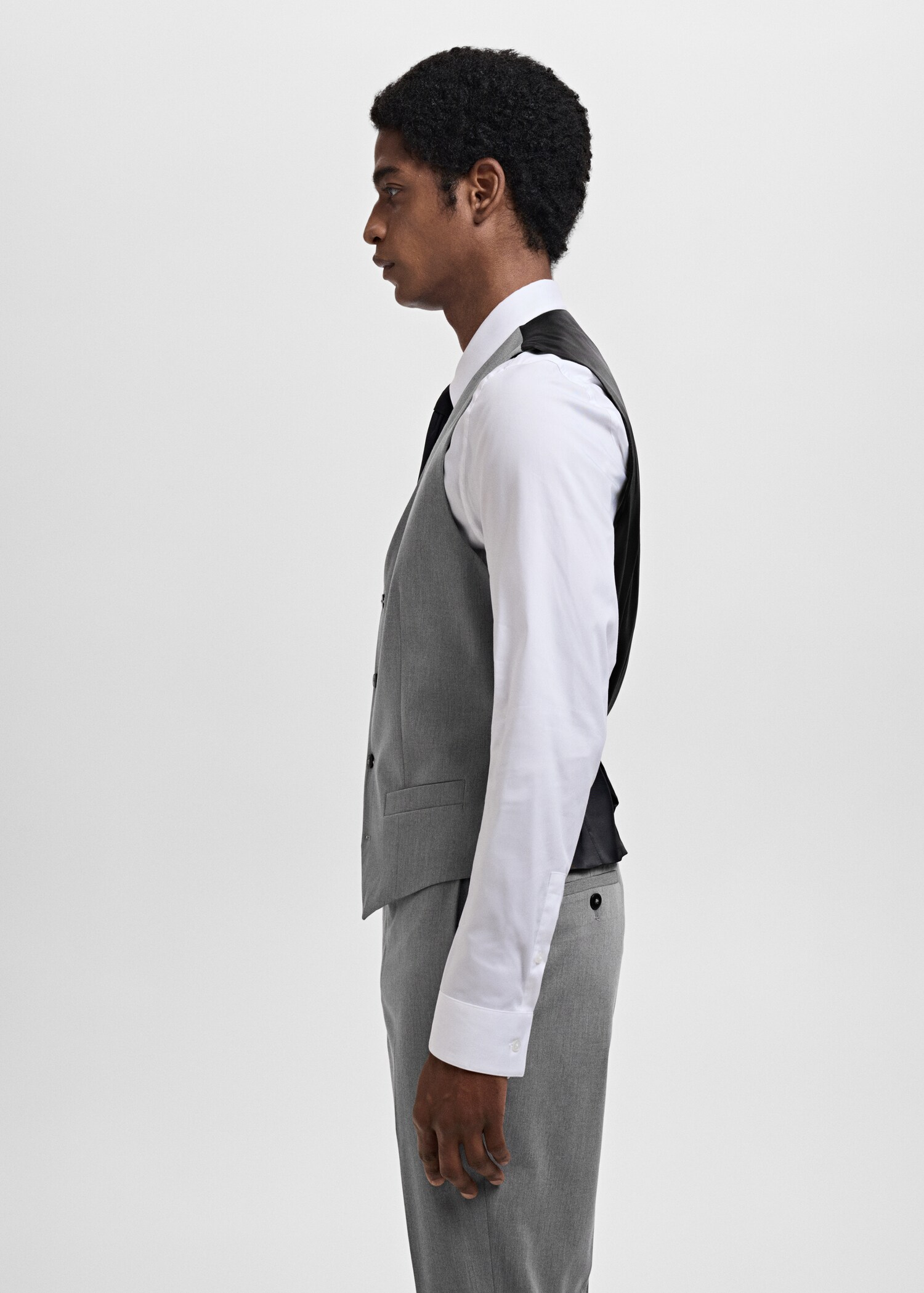 Paris super slim-fit suit vest - Details of the article 2