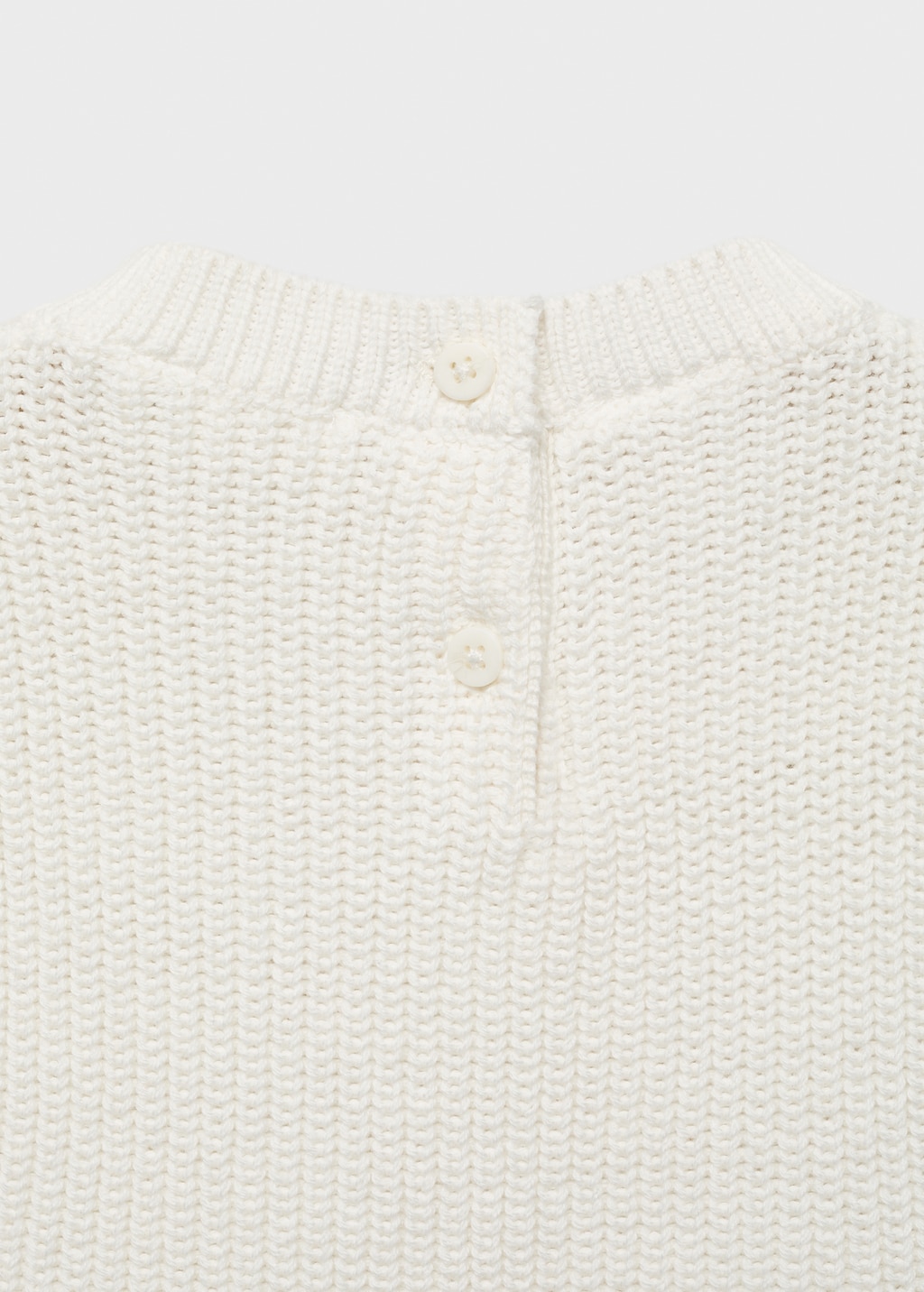 Knitted cotton vest