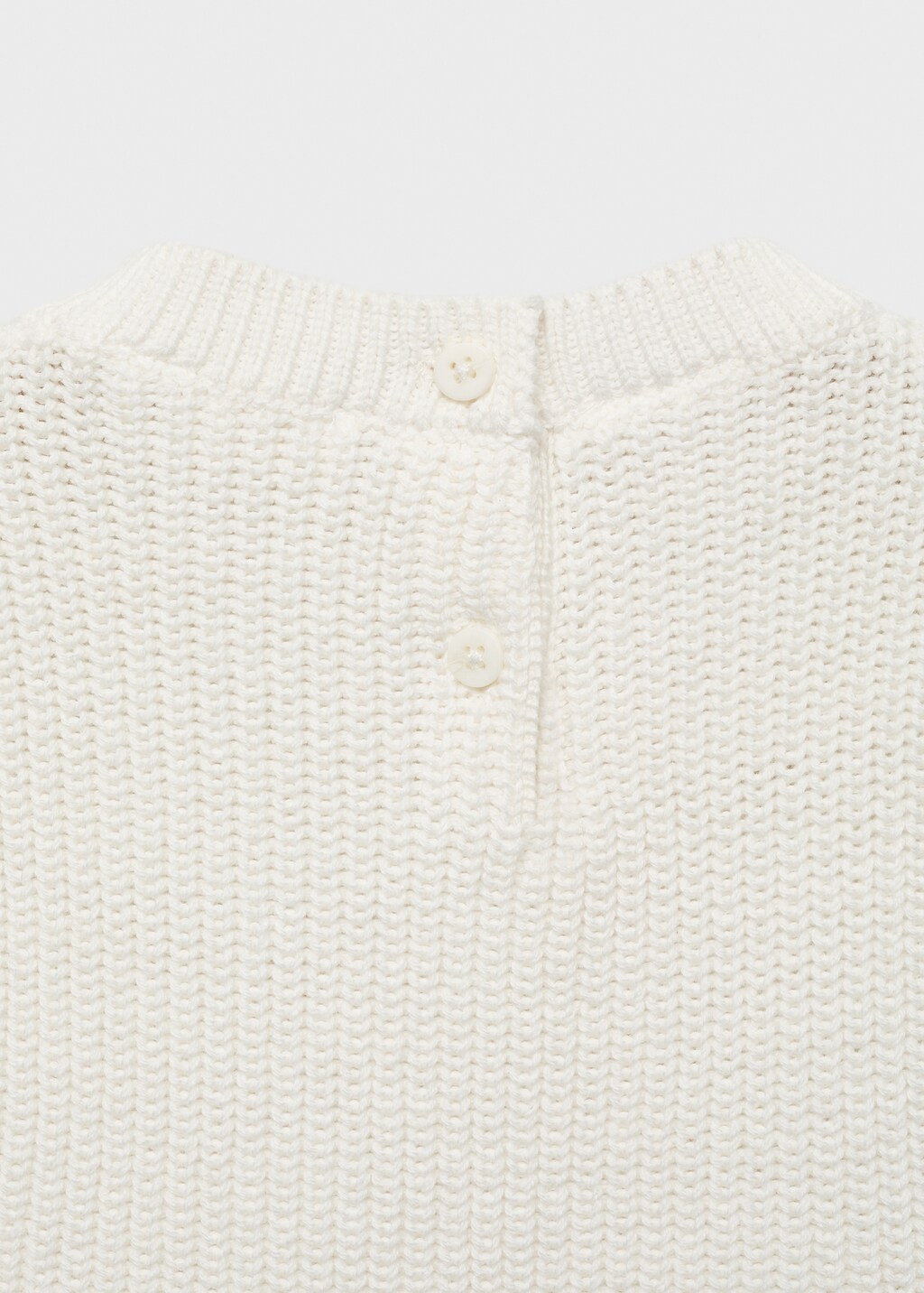 Knitted cotton vest