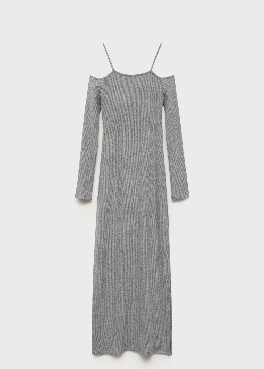 Knitted dress with cut-out