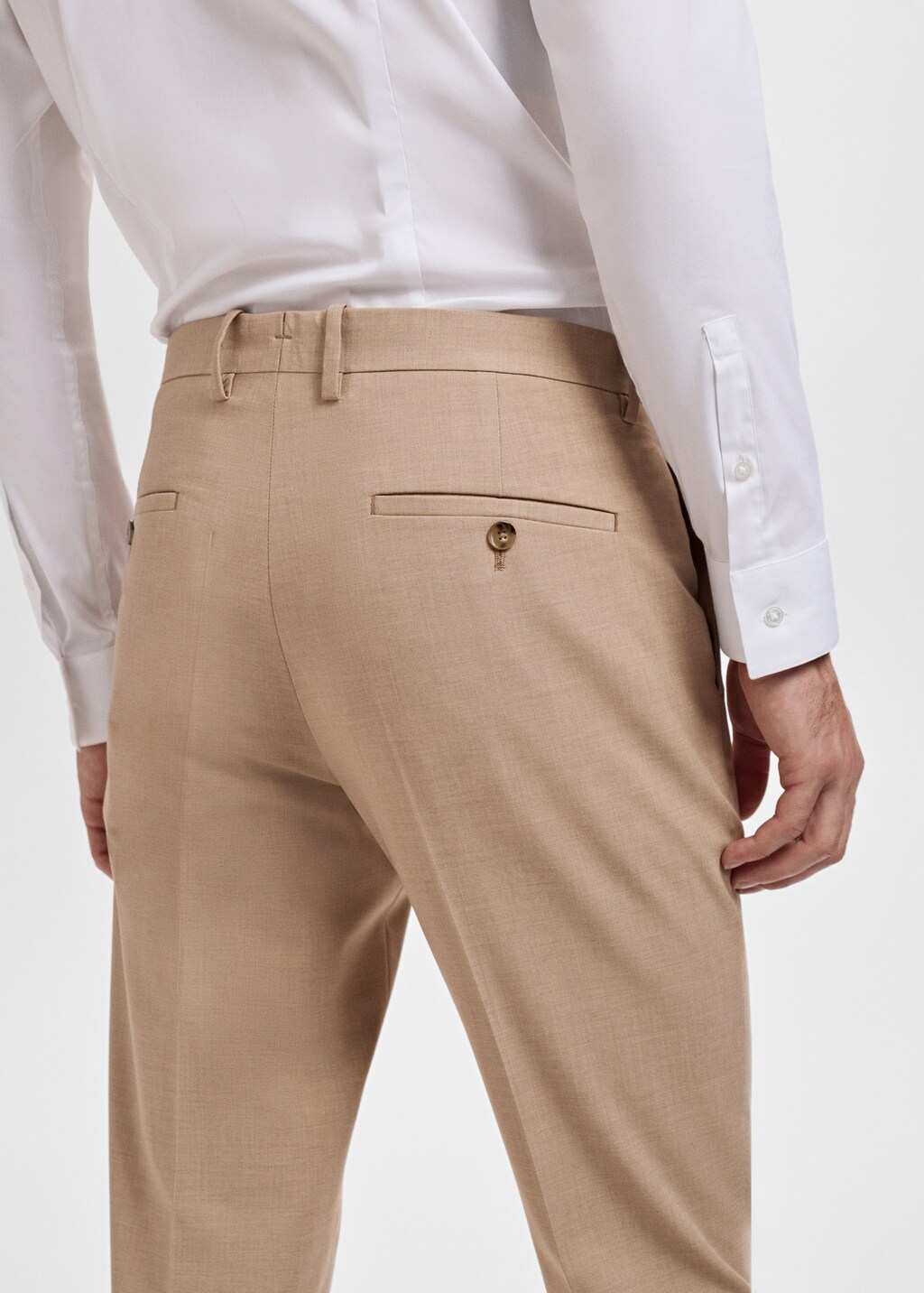Paris slim-fit suit pants