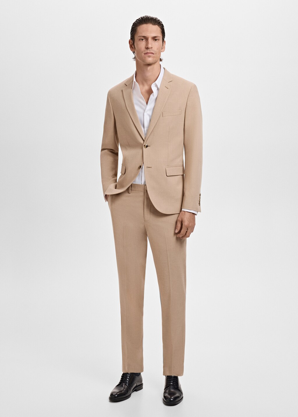 Paris slim-fit suit pants