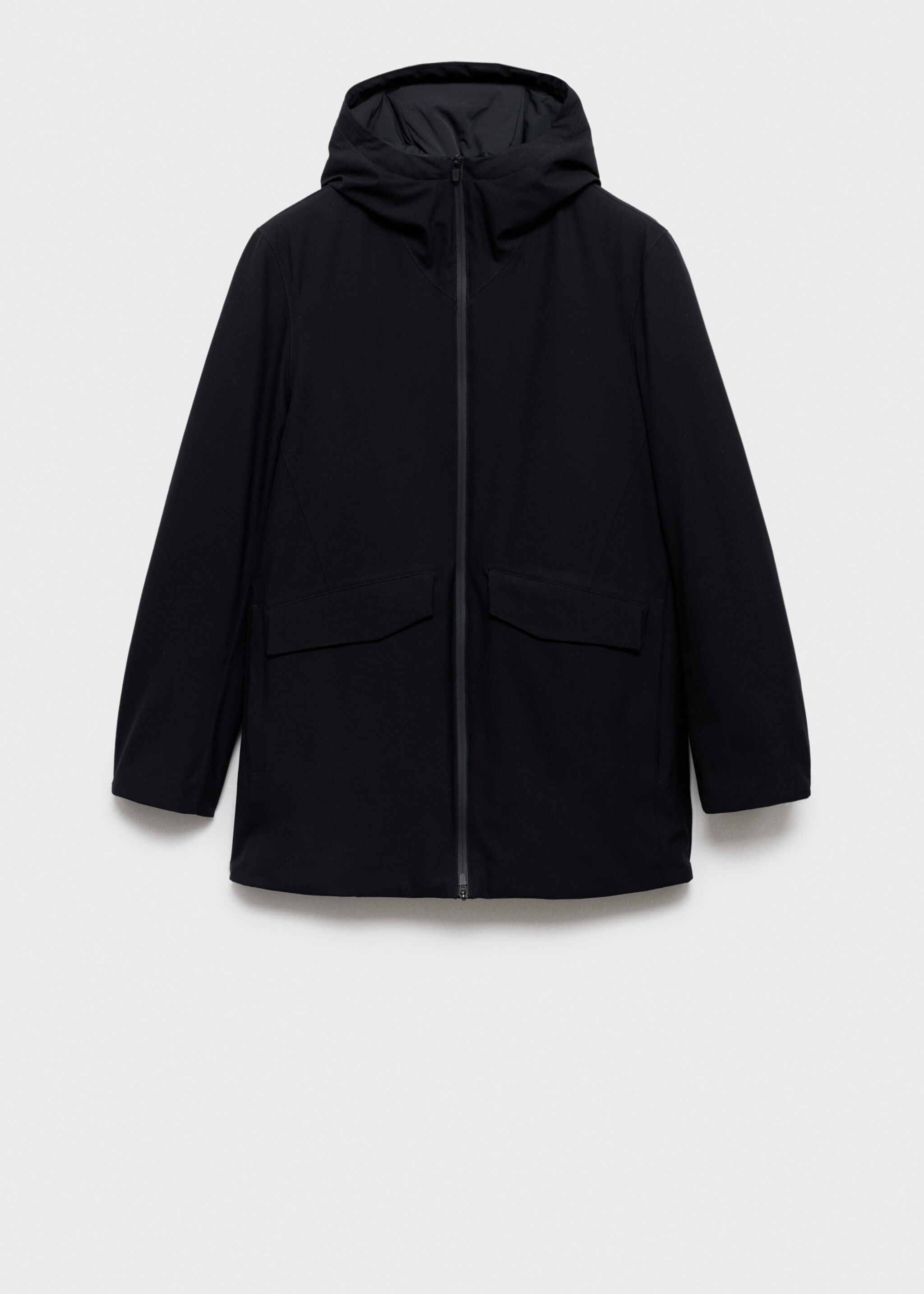 Packable quilted water-repellent parka Thermolite® - Article without model, Navy. Ref: 17035968-01.