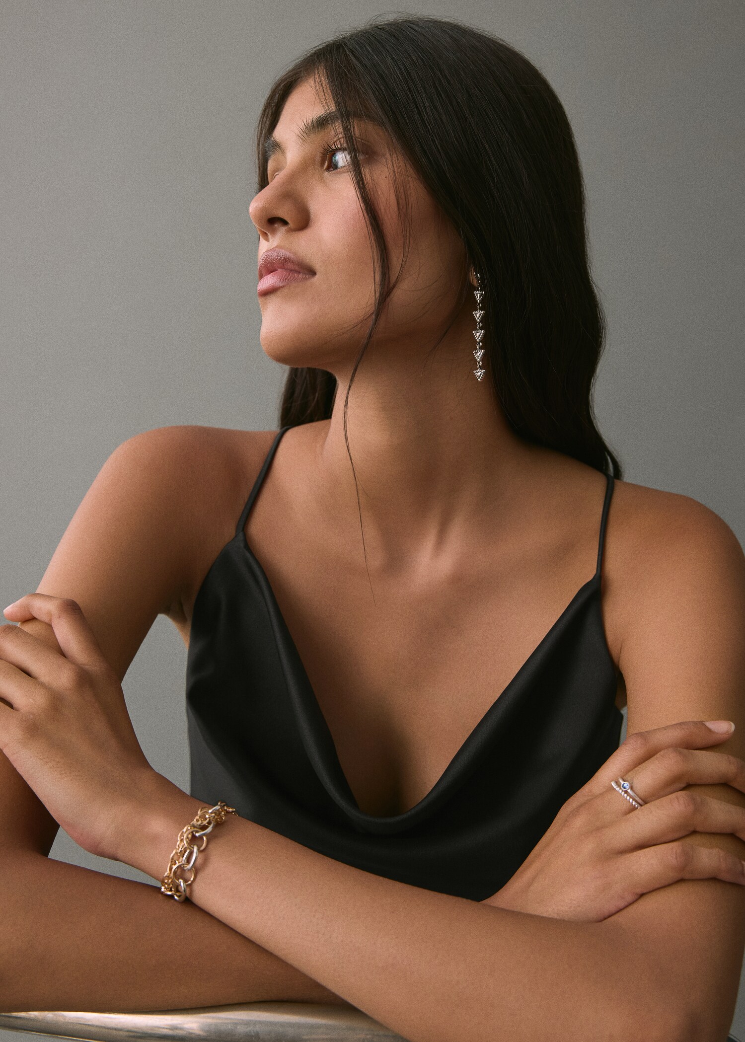 Satin top - Details of the article 1