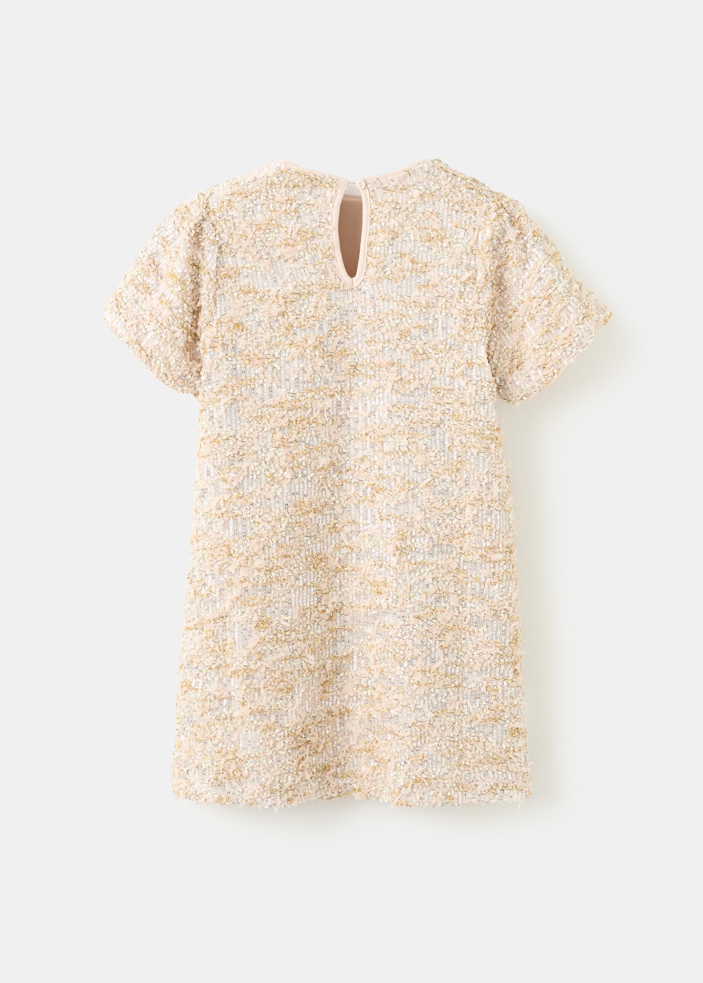 Short dress with sequins