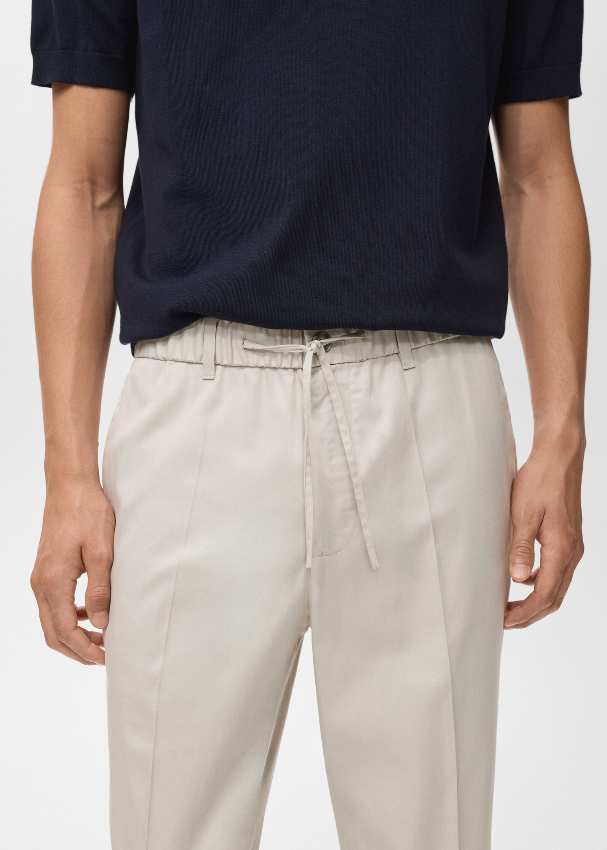 Tencel cotton joggers - Details of the article 1