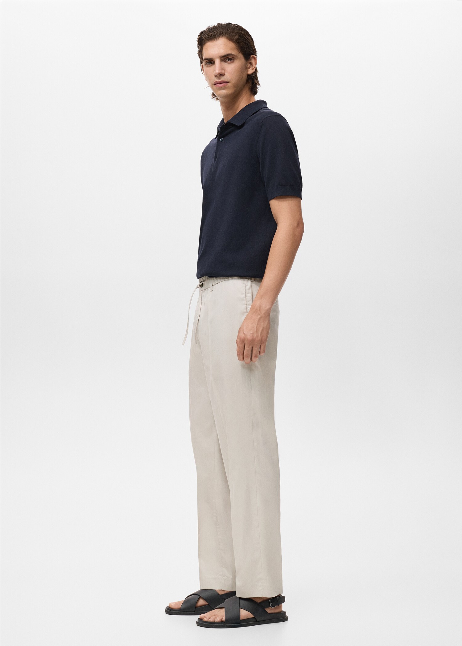 Tencel cotton joggers - Details of the article 2