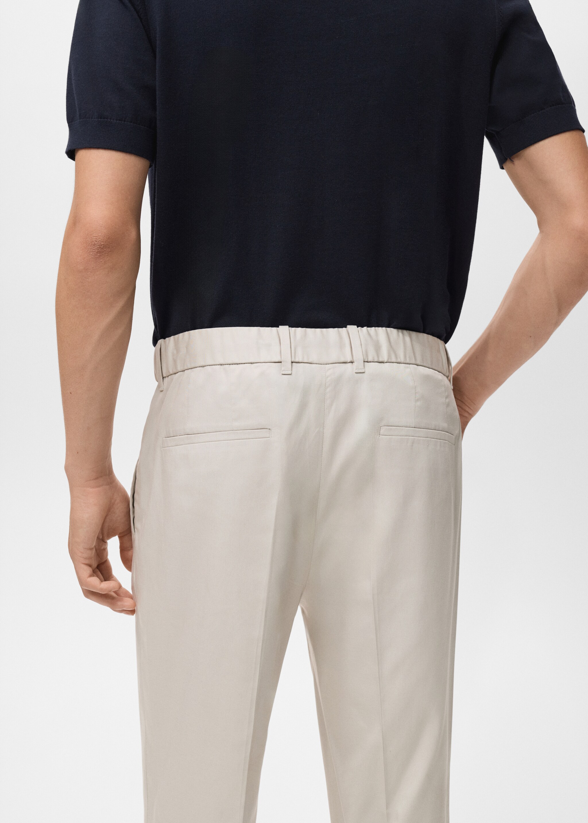 Tencel cotton joggers - Details of the article 3