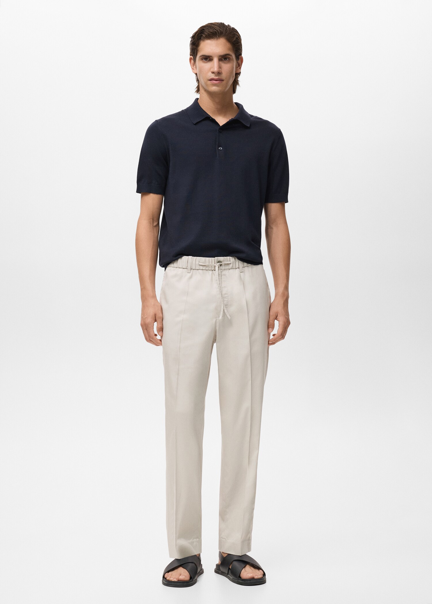 Tencel cotton joggers - General plane