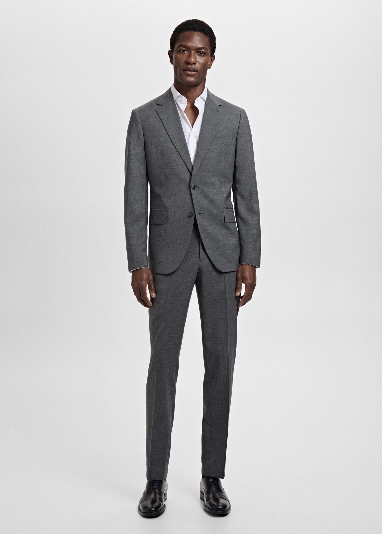 Turin 100% virgin wool suit blazer - General plane