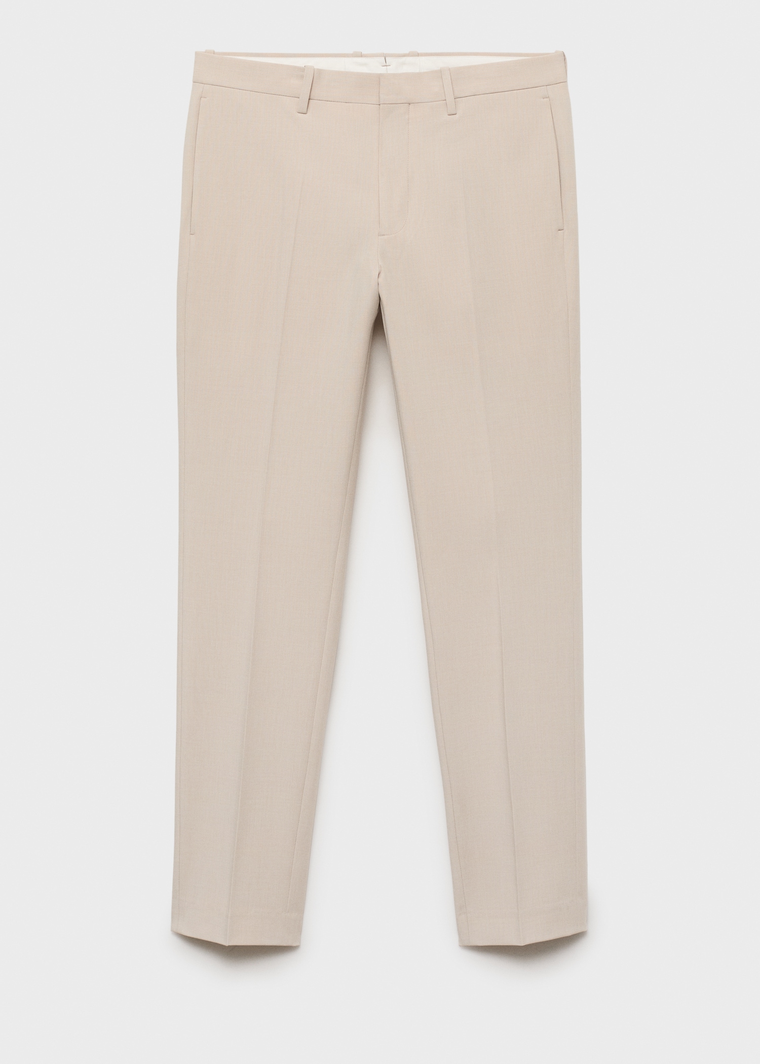 Stretch fabric super slim-fit suit trousers - Article without model