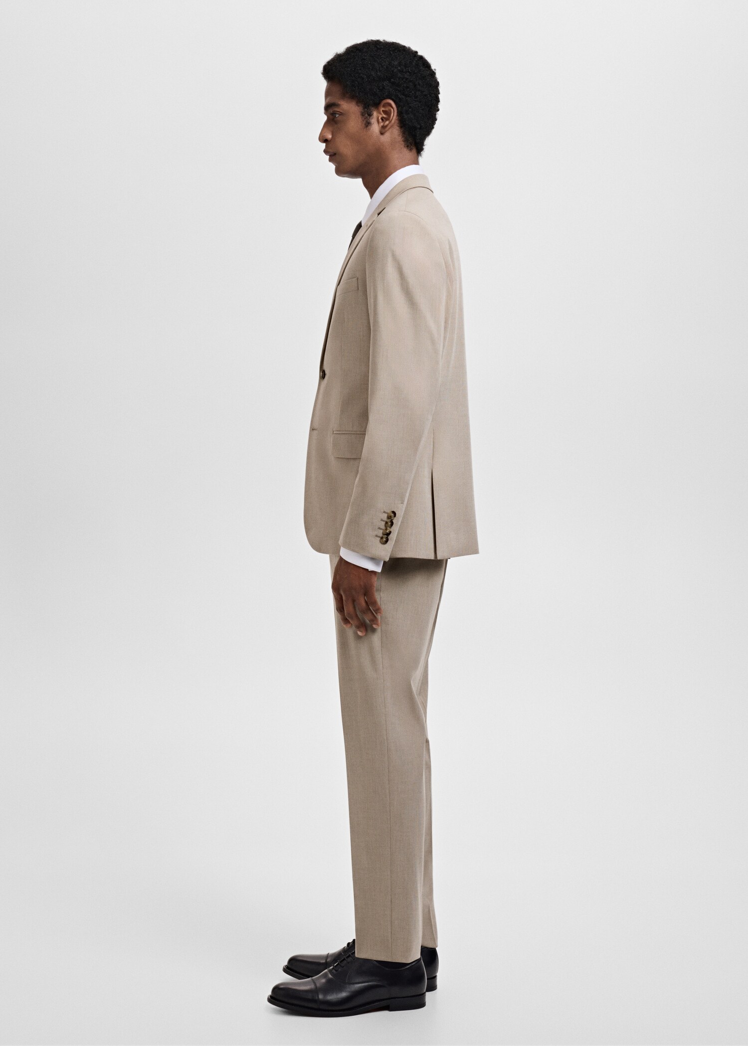Super slim-fit suit jacket in stretch fabric - Details of the article 2