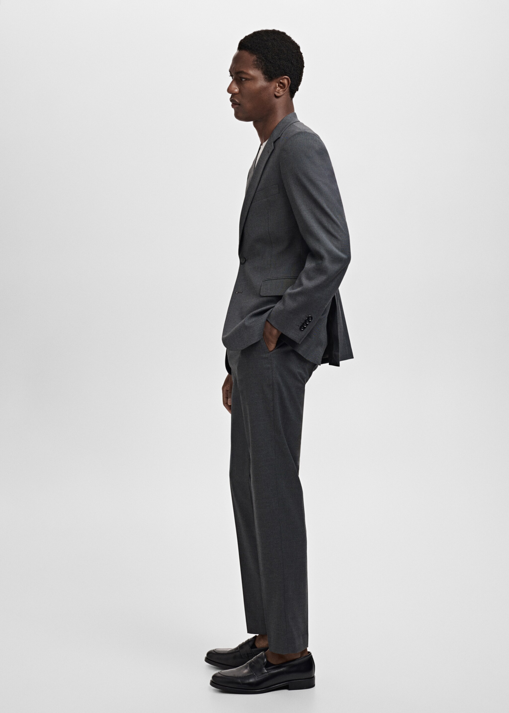 Milan slim-fit suit trousers - Details of the article 2
