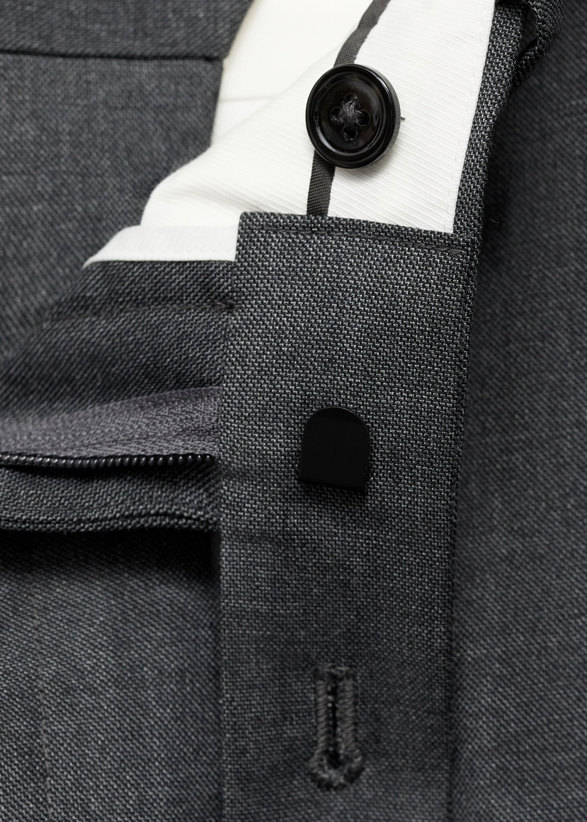 Milan slim-fit suit trousers - Details of the article 8