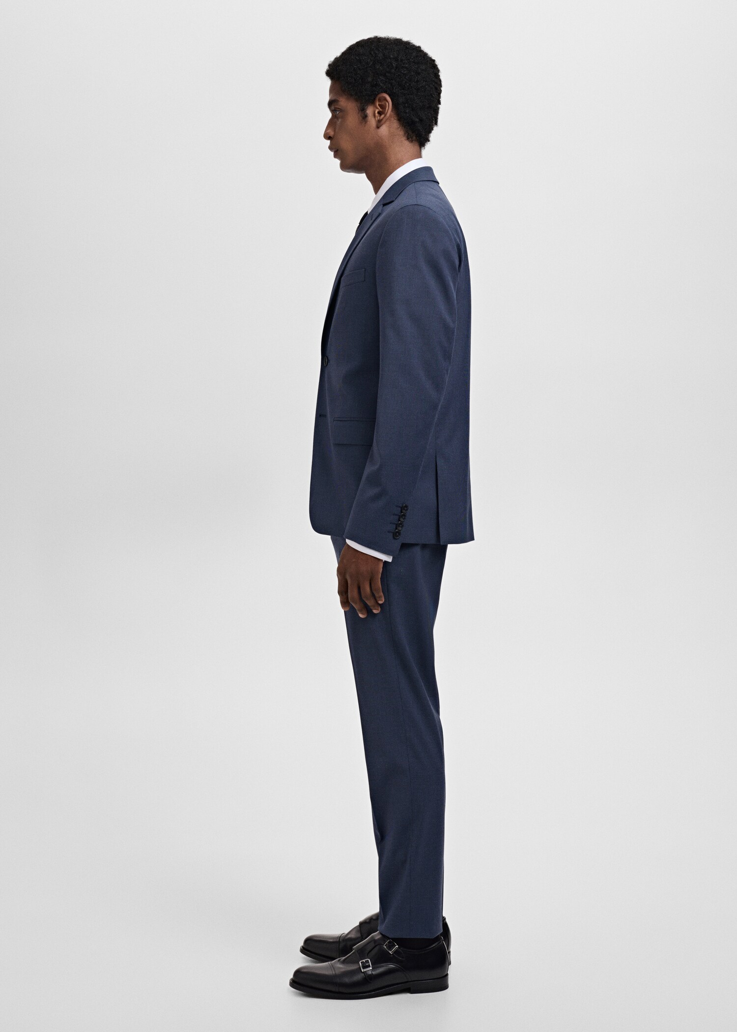 Super slim-fit suit jacket in stretch fabric - Details of the article 4